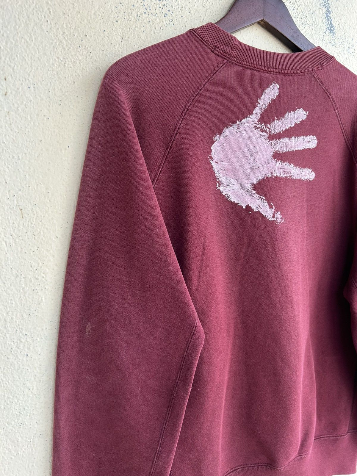 Christophe Lemaire × Uniqlo UUUUU Hand Painted Sunfaded Sweatshirt Size US M / EU 48-50 / 2 - 8 Thumbnail