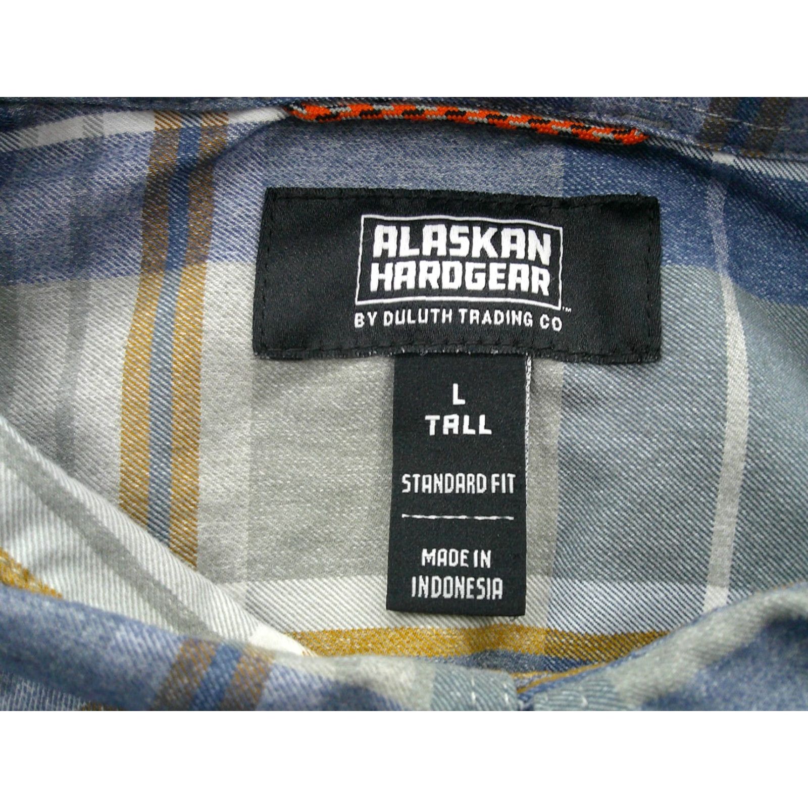 Vintage VINTAGE Alaskan Hardgear Shirt Mens Large Tall Blue Plaid Long Sleeve Button Up Outdoor Size US L / EU 52-54 / 3 - 3 Thumbnail