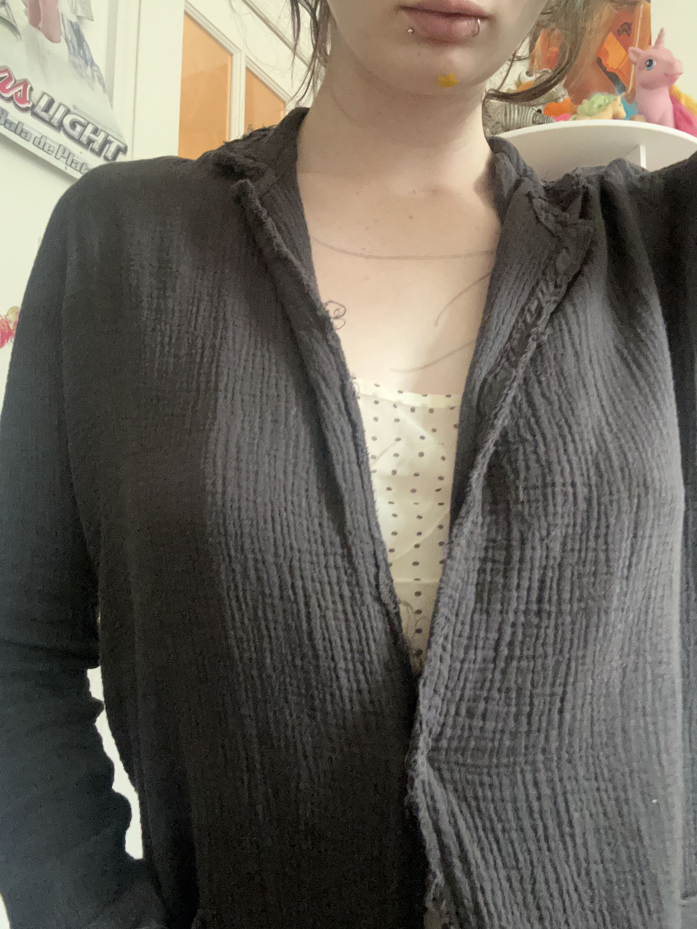 Pas de Calais Pas de Calais Dark grey layering piece Size S / US 4 / IT 40 - 4 Thumbnail