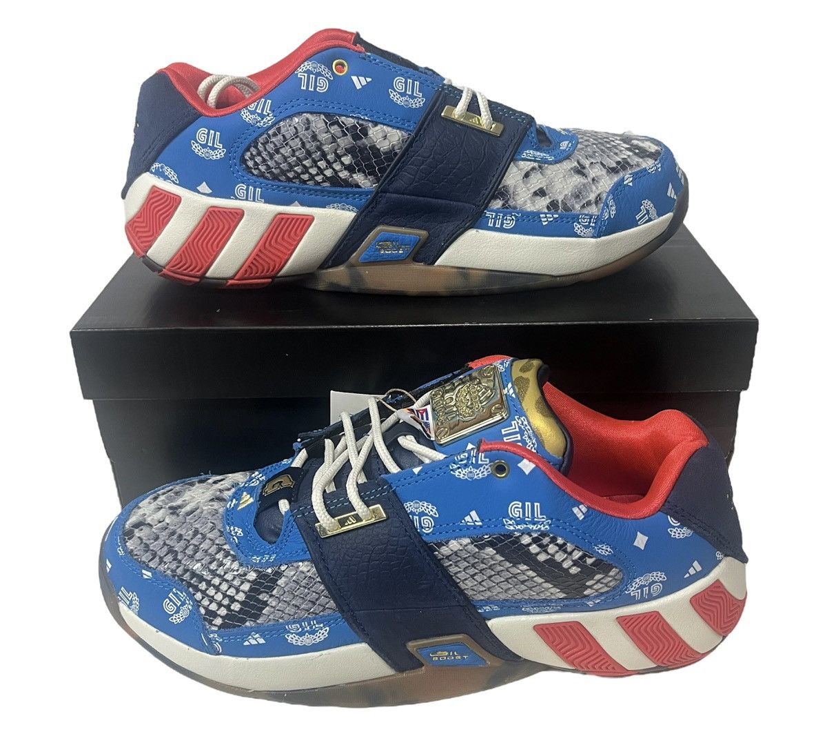 ADIDAS AGENT GIL RESTOMOD MENS BASKETBALL SHOES Sz 8.5