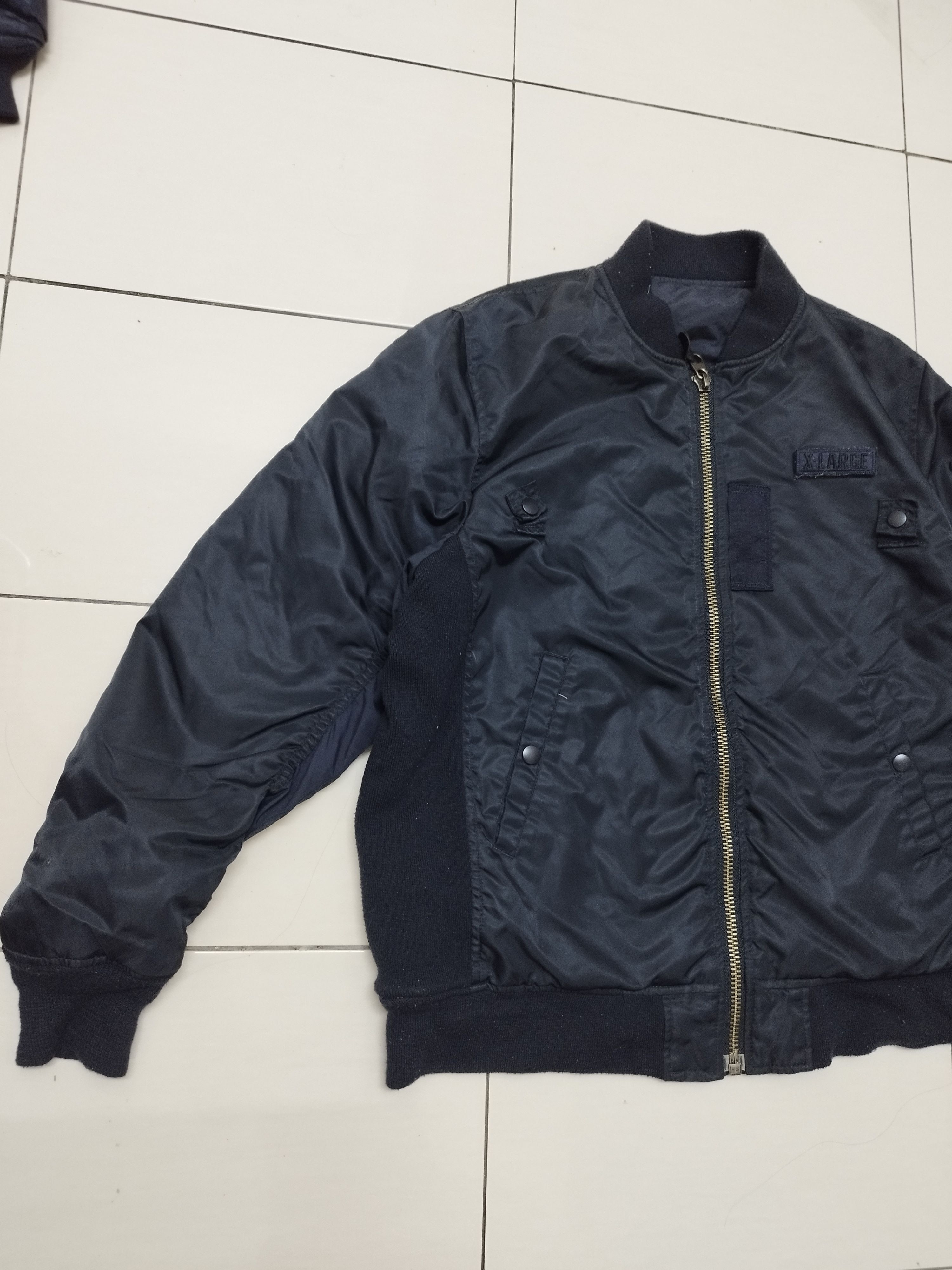 Japanese Brand Xlarge Bomber Jacket 2 Way Size US L / EU 52-54 / 3 - 2 Thumbnail