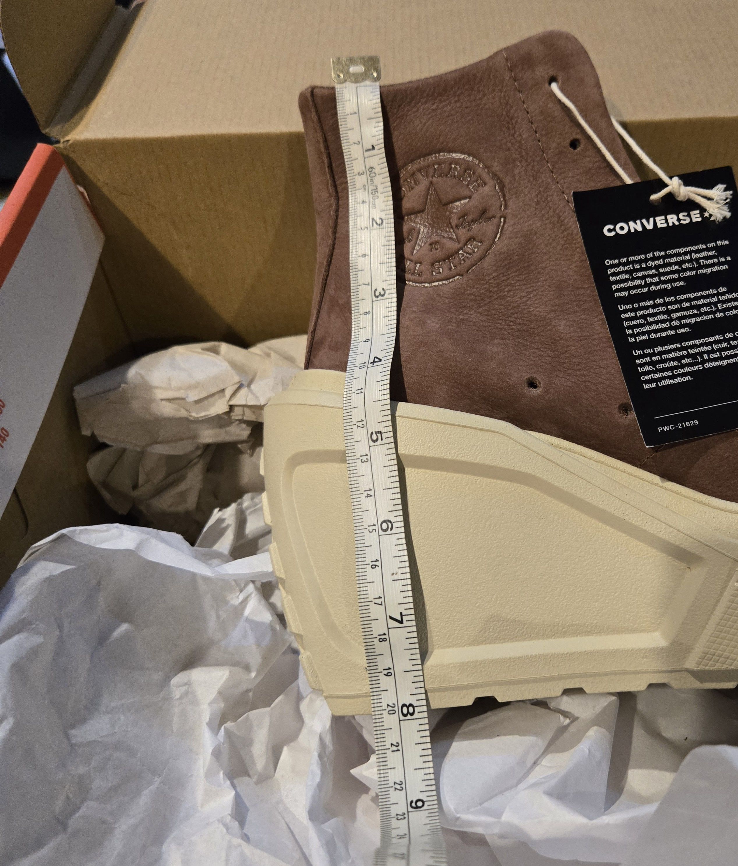 Converse Converse SQUARED Chuck 70 De Luxe Lug Wedge/Cushioned Size US 7 / IT 37 - 14 Thumbnail