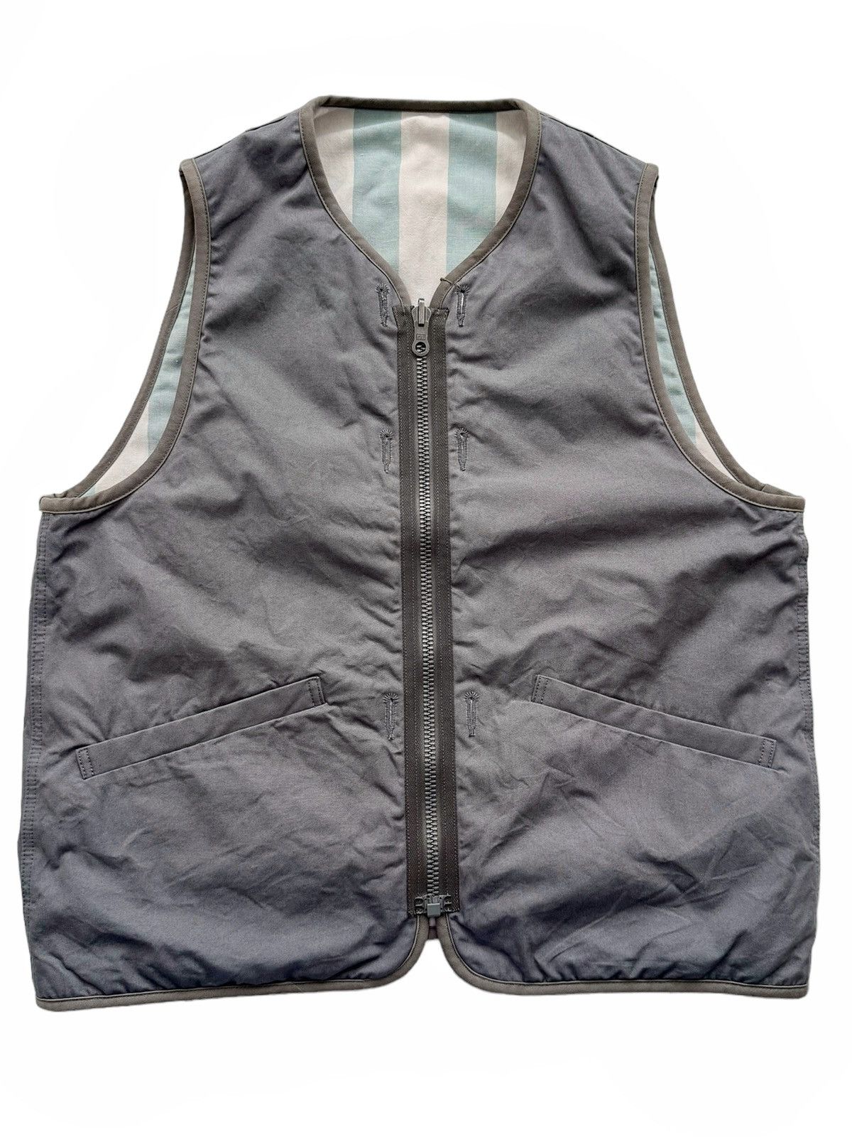 Visvim Sz2 Iris Reversible Vest Liner Grey Size US M / EU 48-50 / 2 - 2 Thumbnail