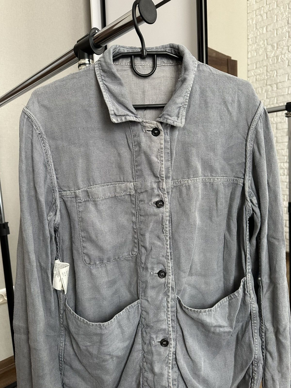 Prada SS 2001 Prada Shirt Overshirt Button Up Long Sleeve Vintage Size US S / EU 44-46 / 1 - 15 Thumbnail