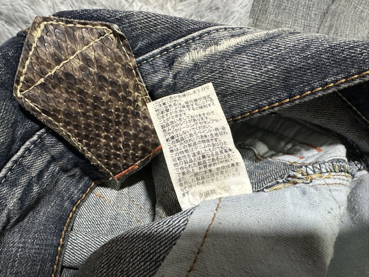 semanticdesign 🔥Sick Y2K Semantic Design Flared Denim Snakeskin Pocket Size US 30 / EU 46 - 17 Thumbnail