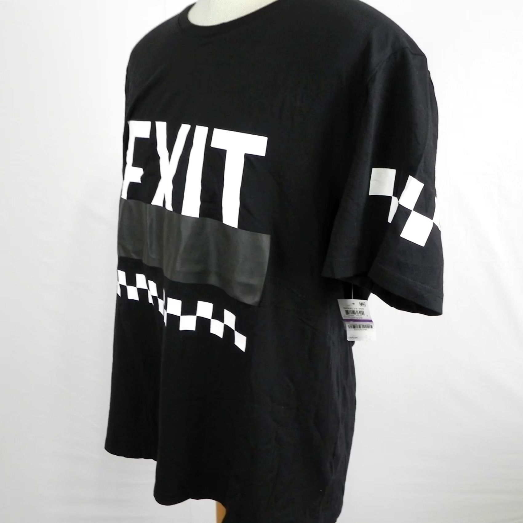 Vintage Ideology Crew Neck Graphic Tee Shirt Mens XXL 2XL Black Short Sleeve EXIT NWT Size US XXL / EU 58 / 5 - 7 Thumbnail