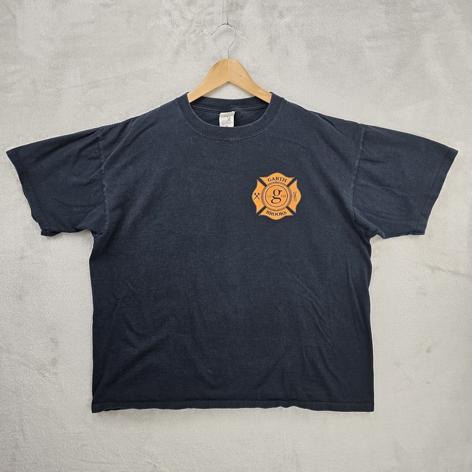 Anvil Garth Brooks Shirt XXL Los Angeles Firefighters Concert Y2K Size US XXL / EU 58 / 5 - 2 Thumbnail