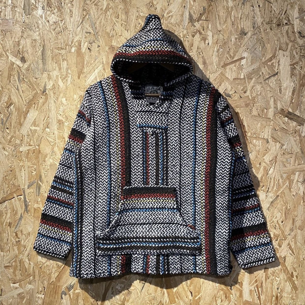 Mexican Threads × Mexicana × Vintage VINTAGE RARE‼️Mexican Baja Hoodies Multicolour By Baja Joe Size US L / EU 52-54 / 3 - 1 Thumbnail
