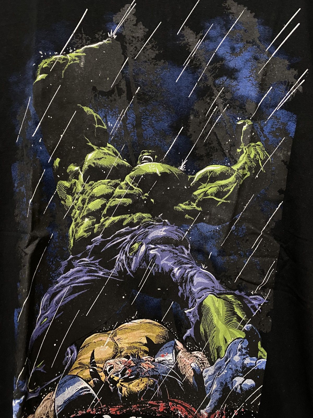 Anime Movie Vintage Bootleg Marvel HULK vs WOLVERINE Size US L / EU 52-54 / 3 - 1 Thumbnail