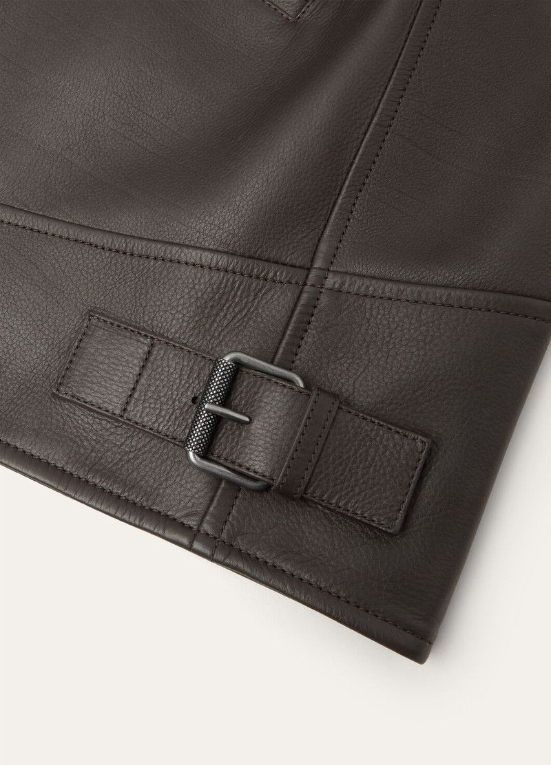 Loro Piana o1w1db10226 FAP2185 Gail Blouson Jacket in Brown Size US L / EU 52-54 / 3 - 8 Thumbnail