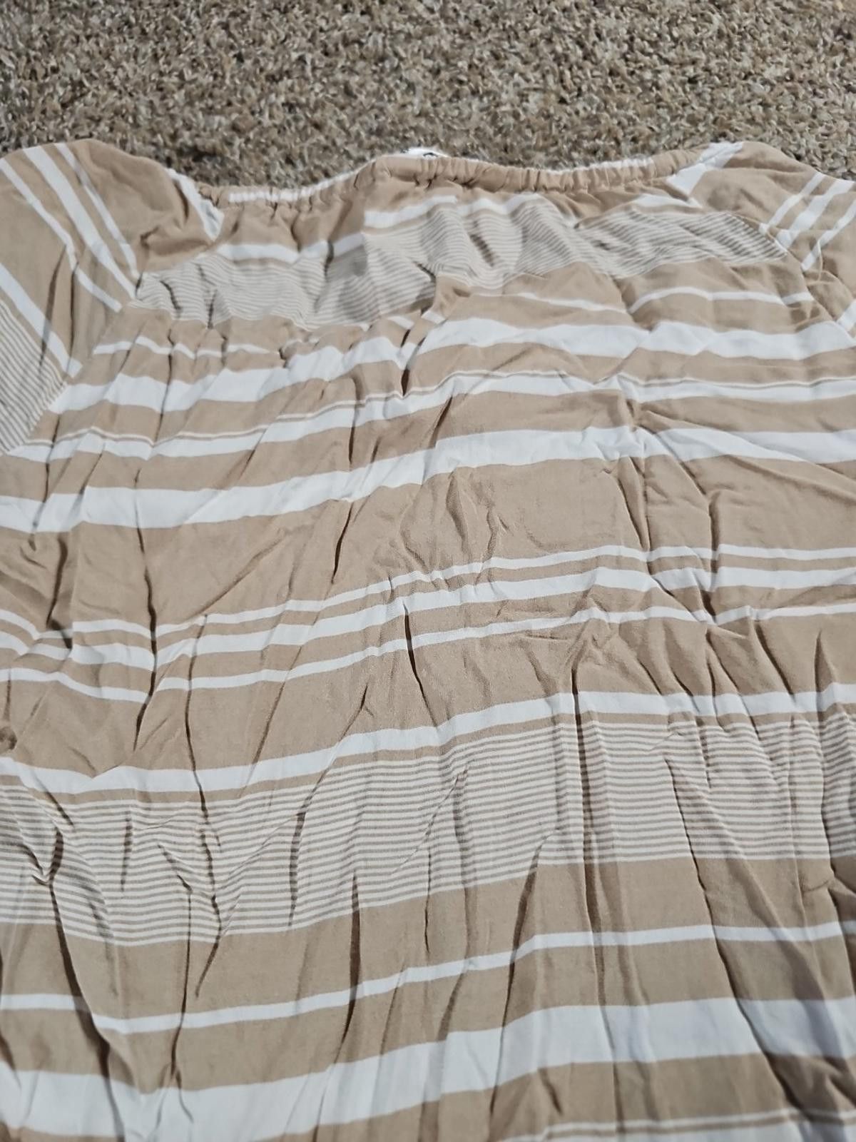 Croft & Barrow croft & barrow Brown White Striped Button Up Blouse M Size M / US 6-8 / IT 42-44 - 6 Thumbnail
