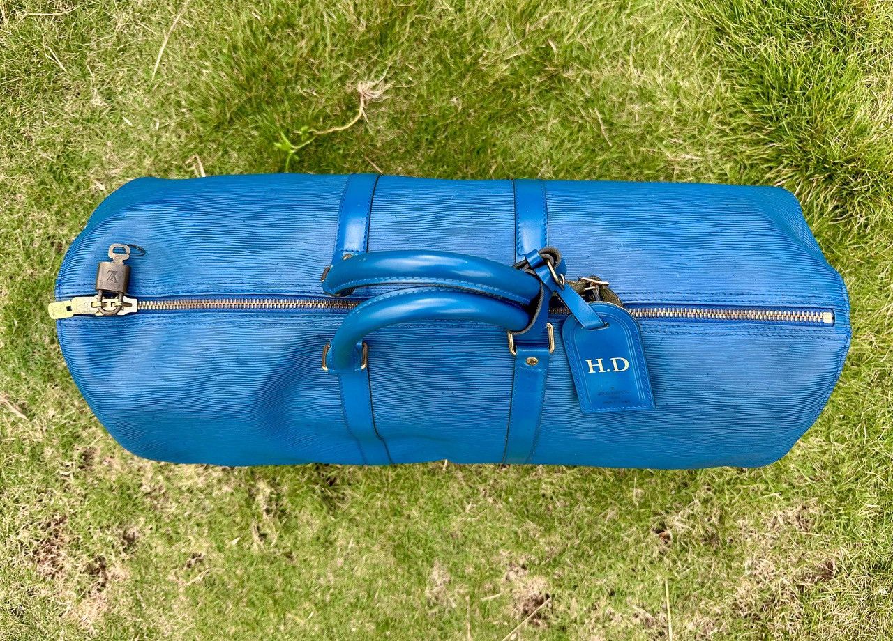 Louis Vuitton Authentic Louis Vuitton Keepall 50 Epi Leather Travel Bag Size ONE SIZE - 7 Thumbnail