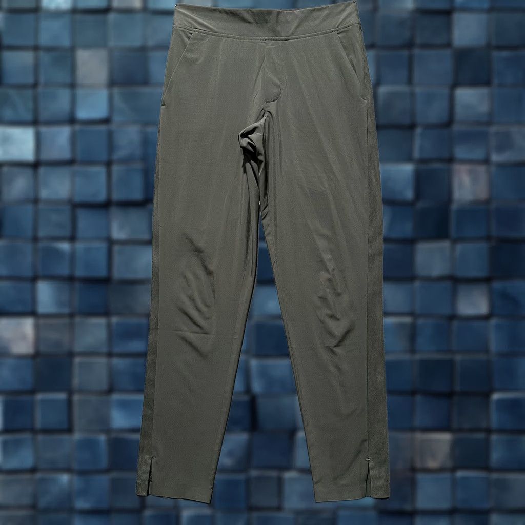 Athleta Athleta Brooklyn Ankle Pants Womens 0 Olive Green Casual Travel Size 25" / US 0 / IT 36 - 1 Thumbnail