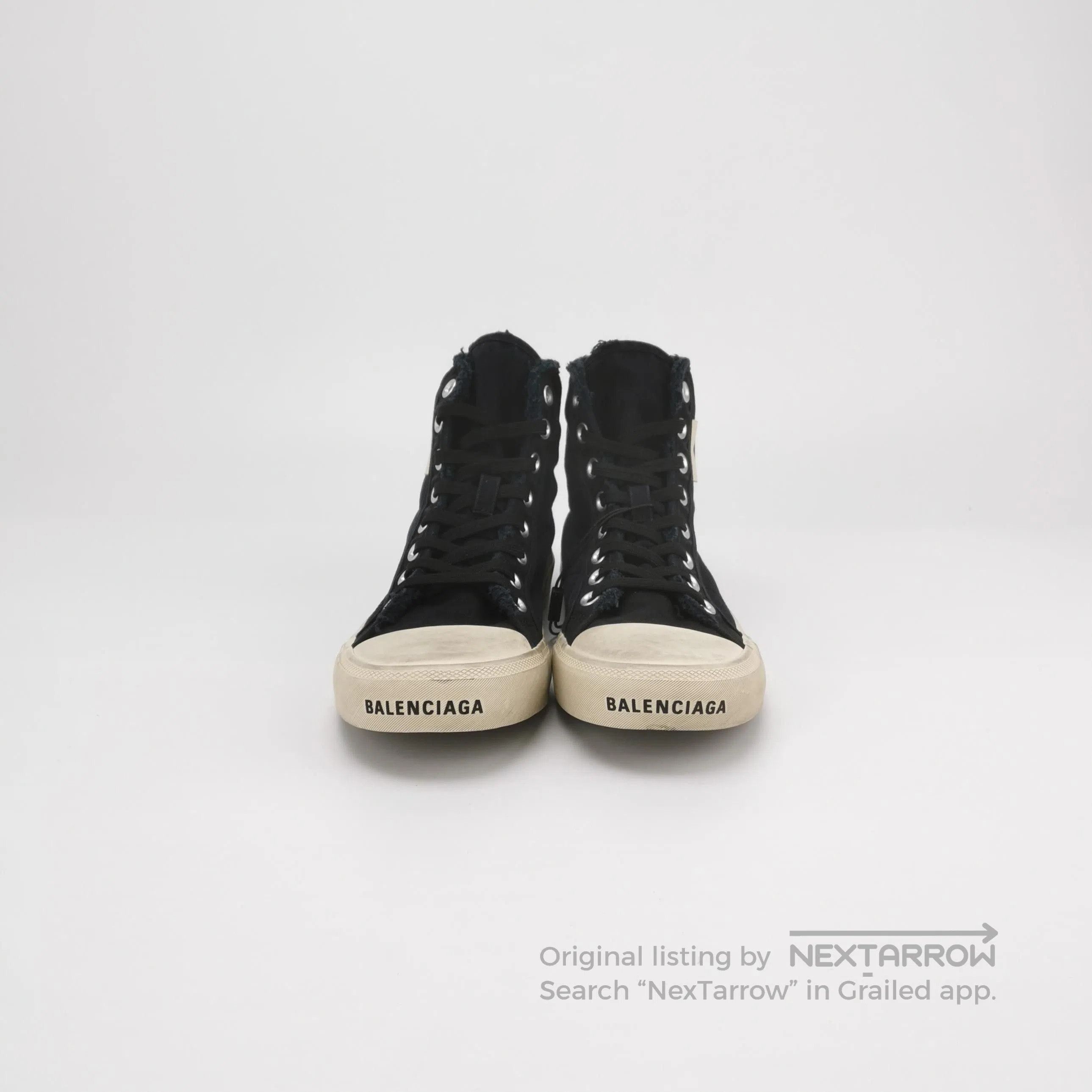 Balenciaga Balenciaga Distressed Canvas High. Size US 7 / EU 40 - 1 Thumbnail