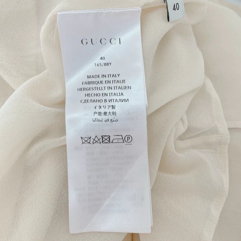 Gucci Gucci Color-blocked silk top 2504-Nextarrow Size S / US 4 / IT 40 - 6 Thumbnail