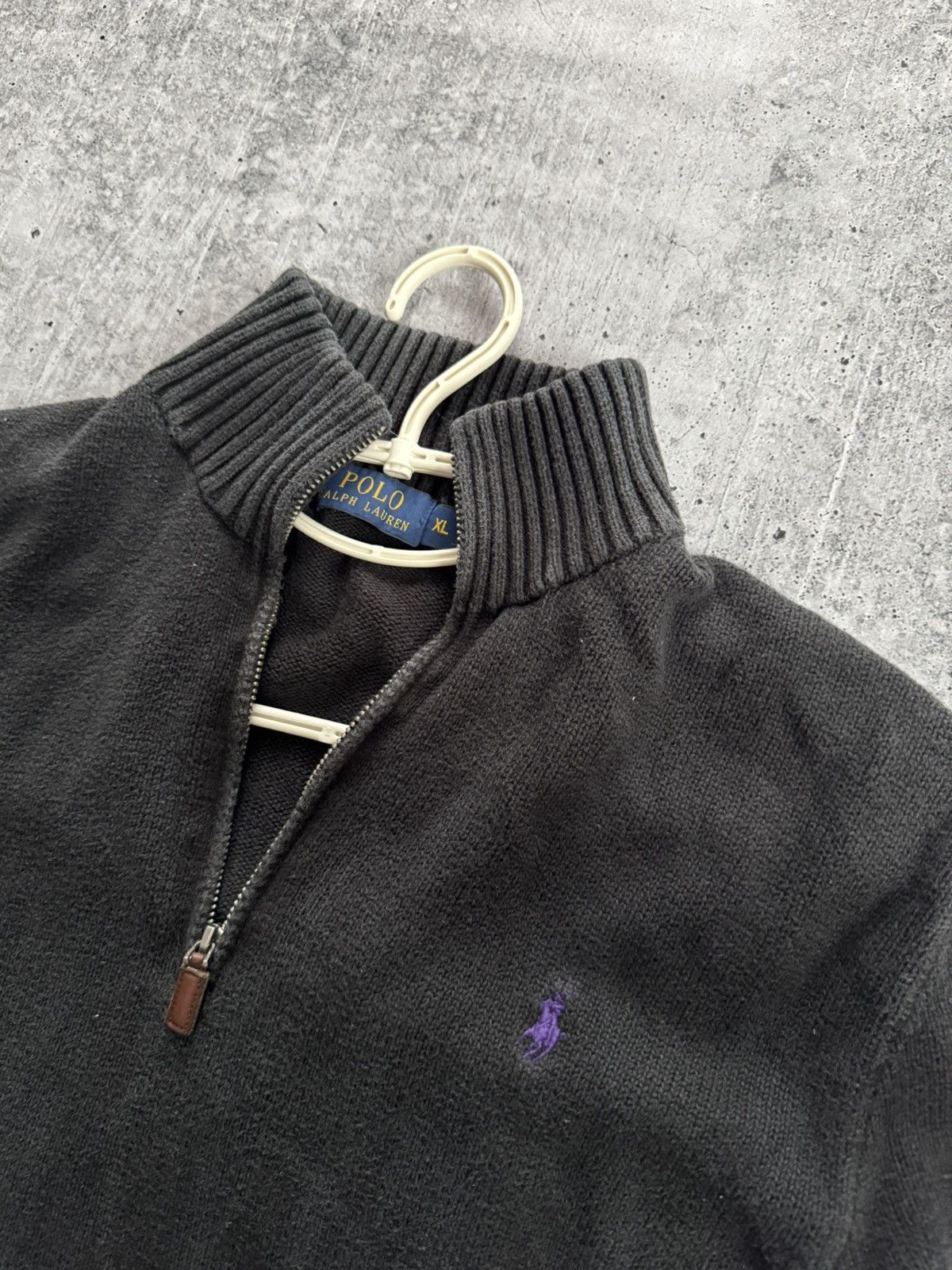 Polo Ralph Lauren Polo Ralph Lauren Sweater 1/3 Zip Knitwear Black Size XL Size US XL / EU 56 / 4 - 6 Thumbnail