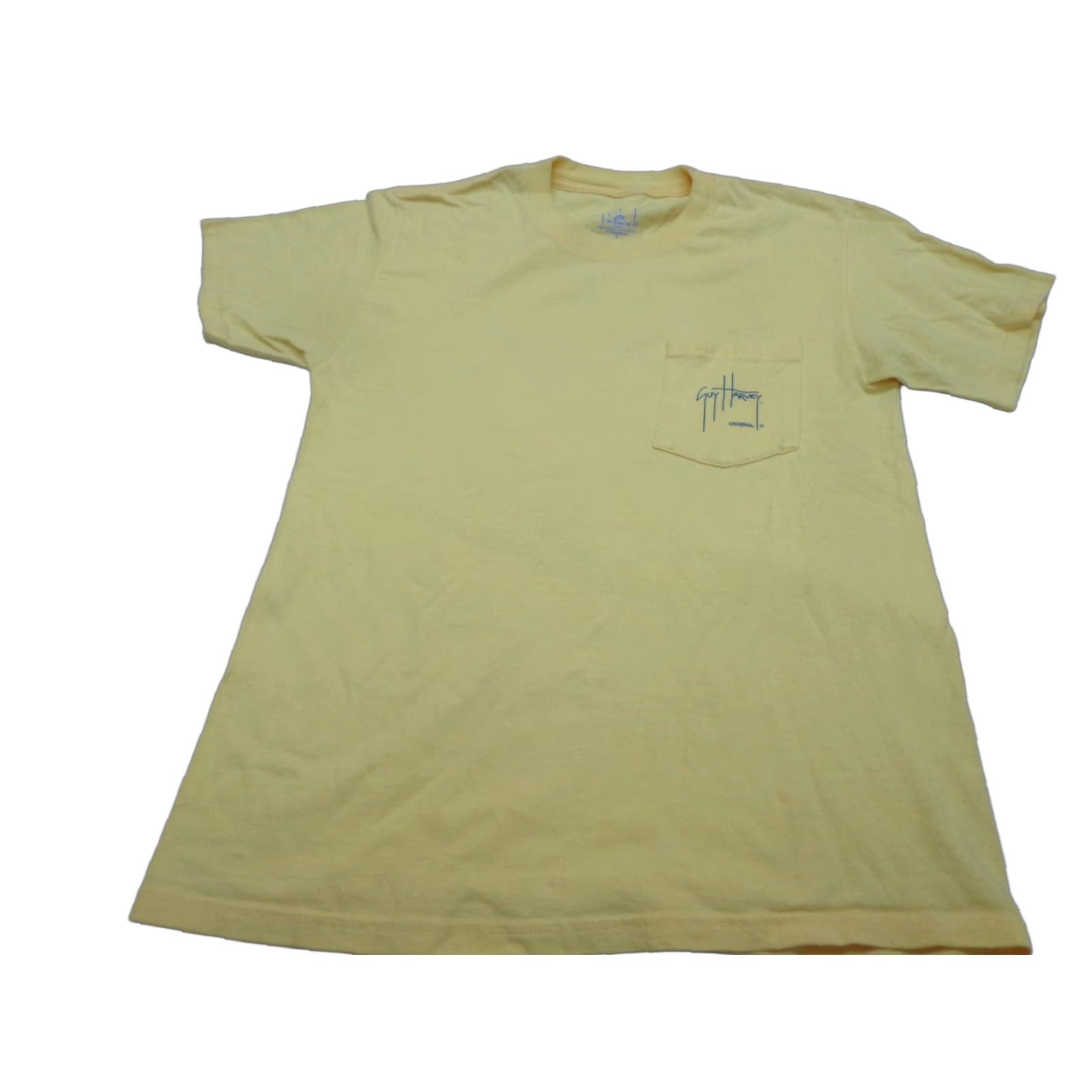 Guy Harvey Guy Harvey Yellow T-Shirt Mens Small Crew Neck Short Sleeve Cotton Graphic Print Fish Size US S / EU 44-46 / 1 - 1 Thumbnail