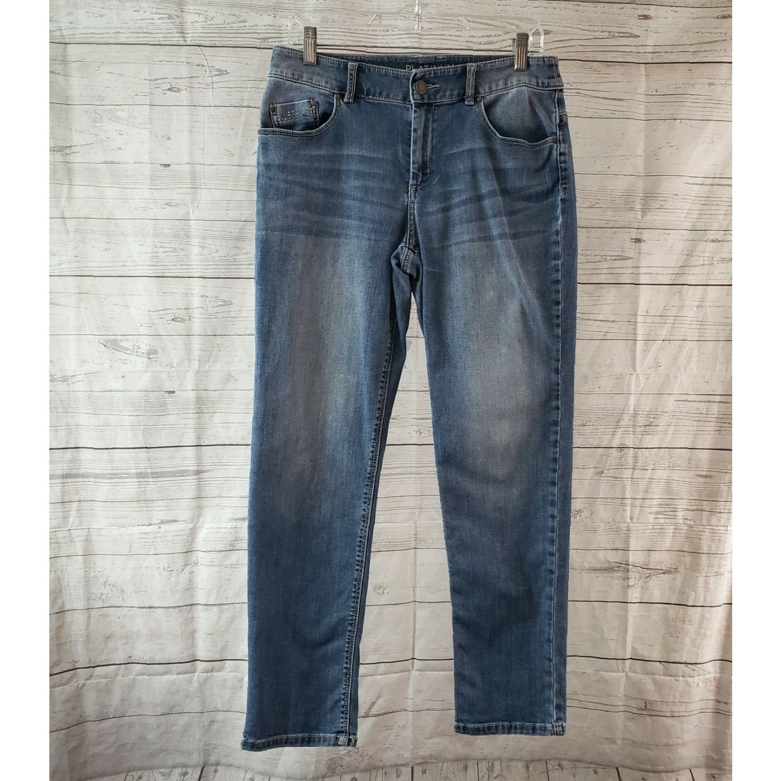 Vintage Chico's Platinum Jeans Shirt? Size 27" / US 4 / IT 40 - 2 Thumbnail