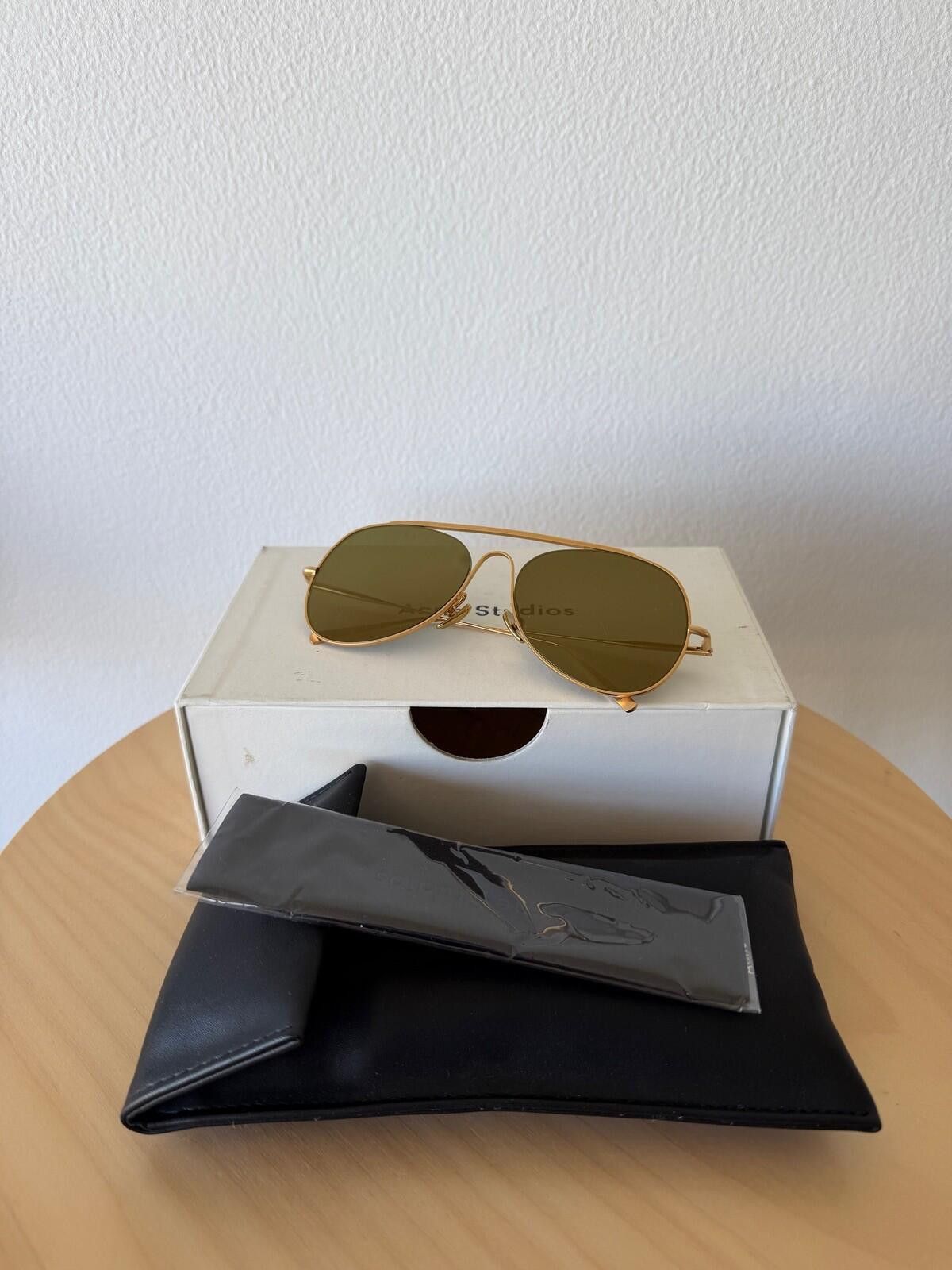 Acne Studios New acne studios spitfire sunglasses gold metal aviator m Size ONE SIZE - 2 Thumbnail