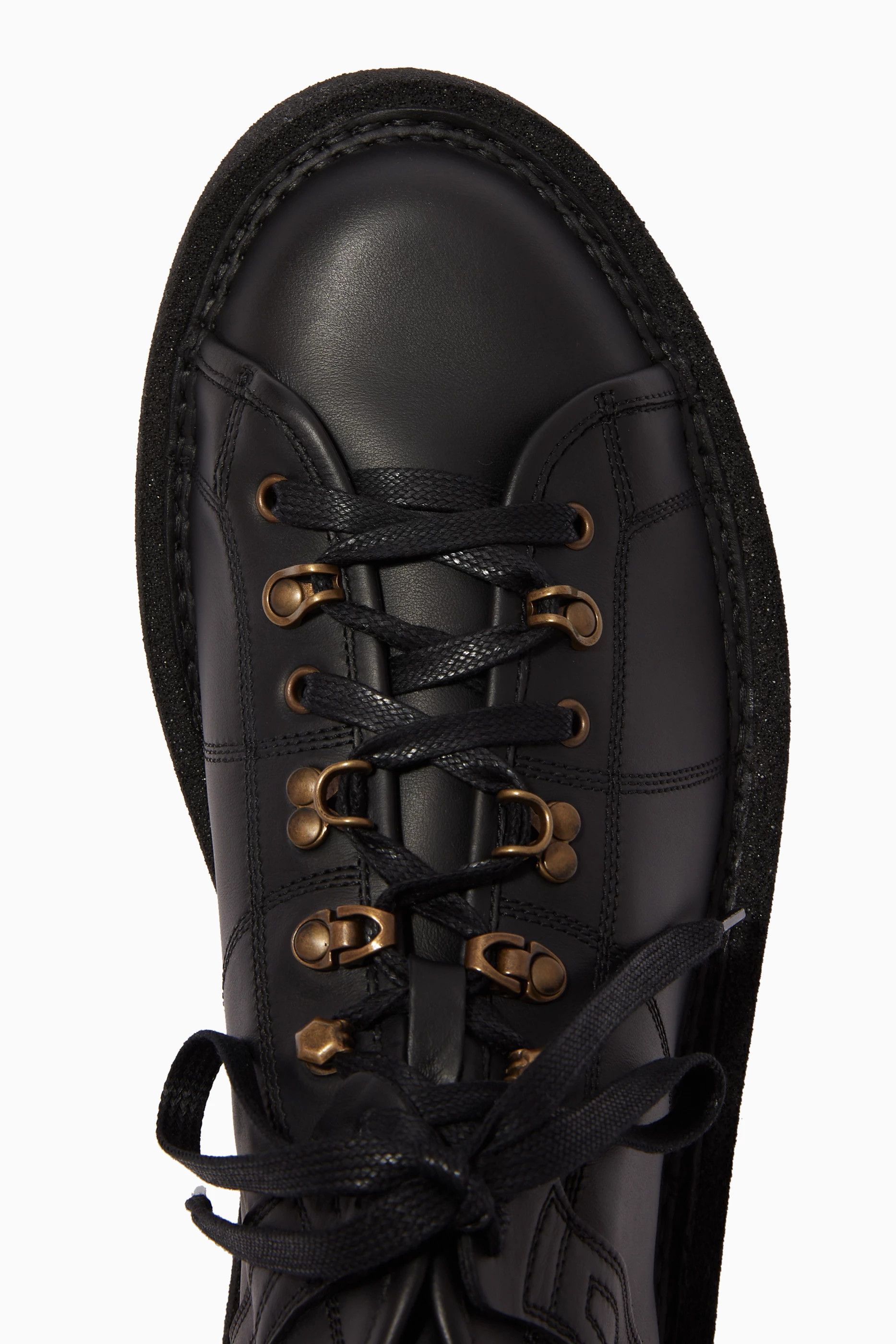Dolce & Gabbana o1y0125 Leather Ankle Boots in Black Size US 11 / EU 44 - 4 Thumbnail