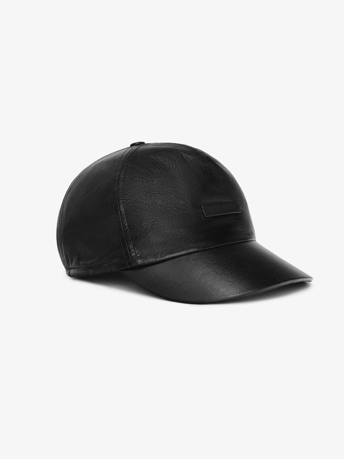 Fear of God Fear of God Textured Leather Baseball Cap Size 40 - 3 Thumbnail
