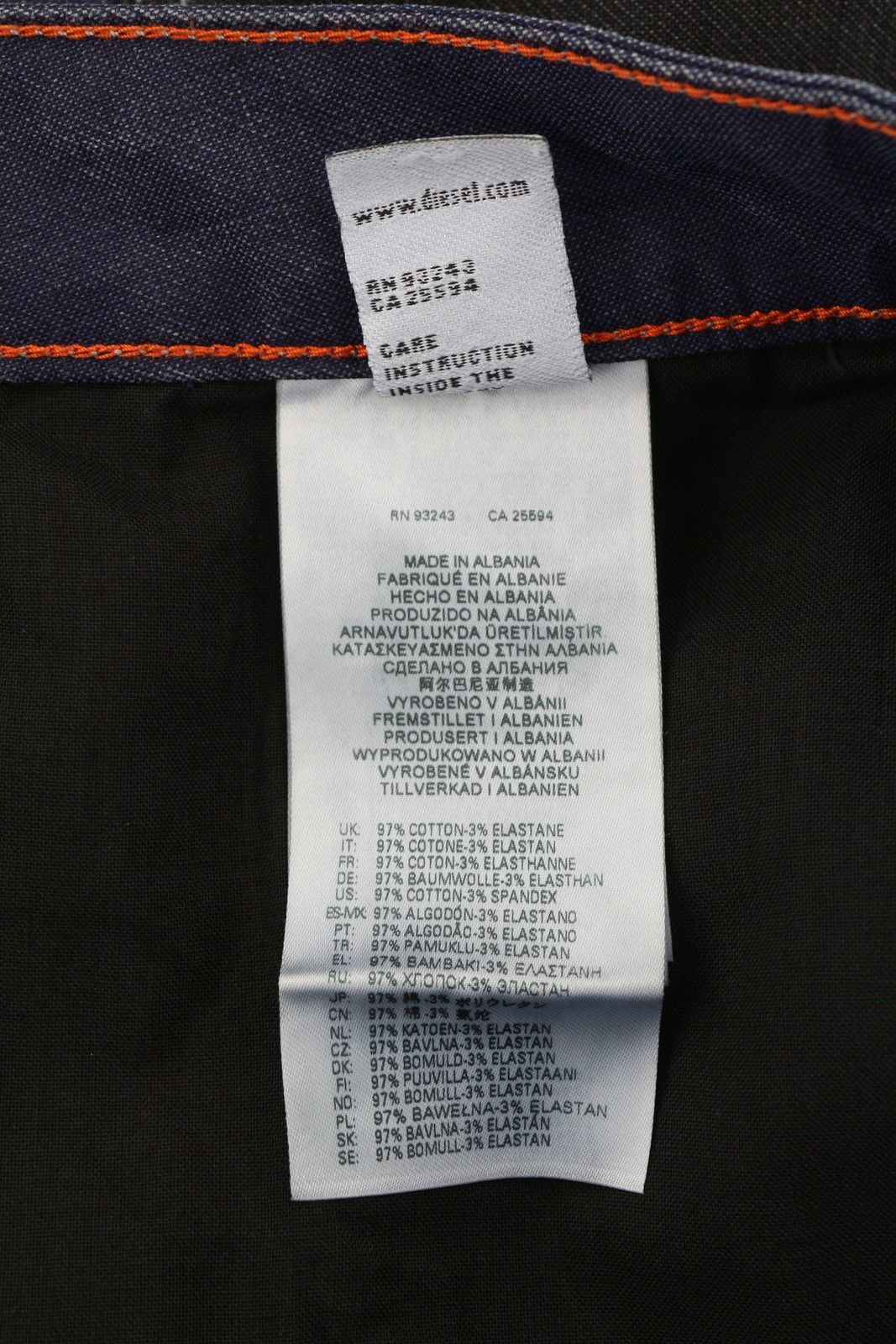 Diesel D-FRANKY CARP JOGG 0EEAW W30 Straight Stretch Jeans 40926 Size US 30 / EU 46 - 5 Thumbnail