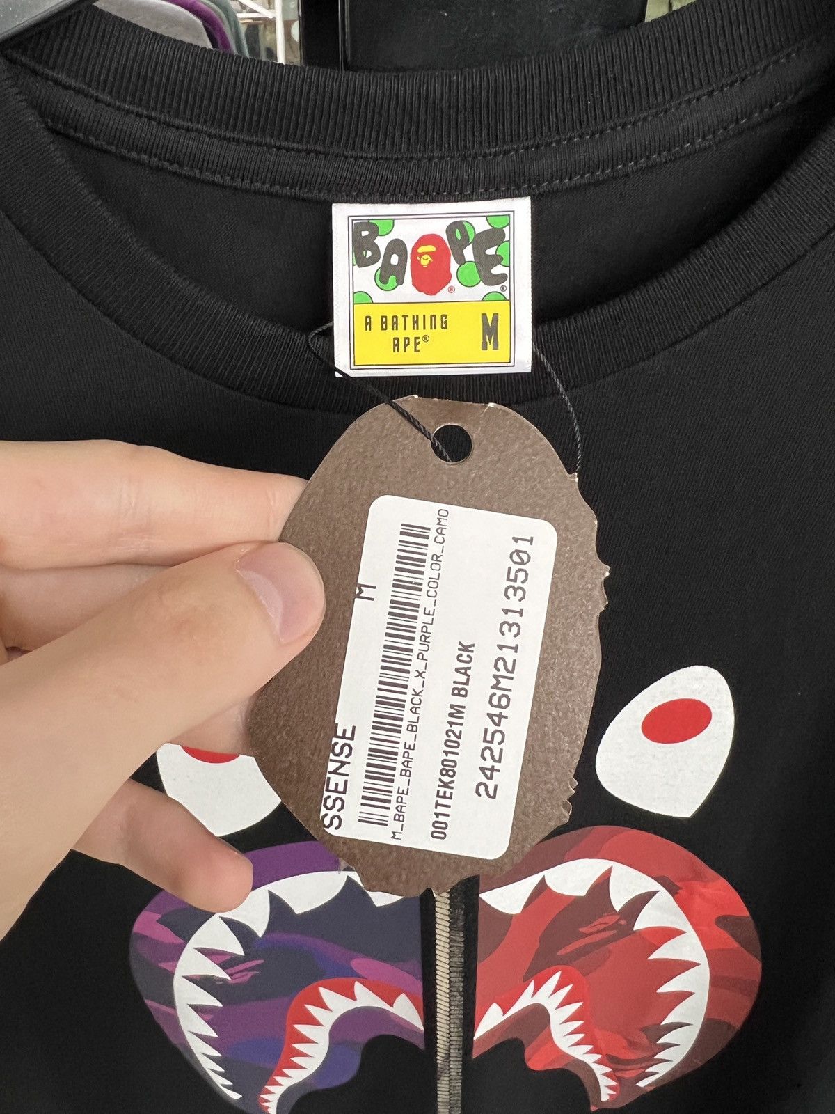 Bape A BATHNIG APE COLOR CAMO SEPARATE SHARK TEE Size US M / EU 48-50 / 2 - 4 Thumbnail