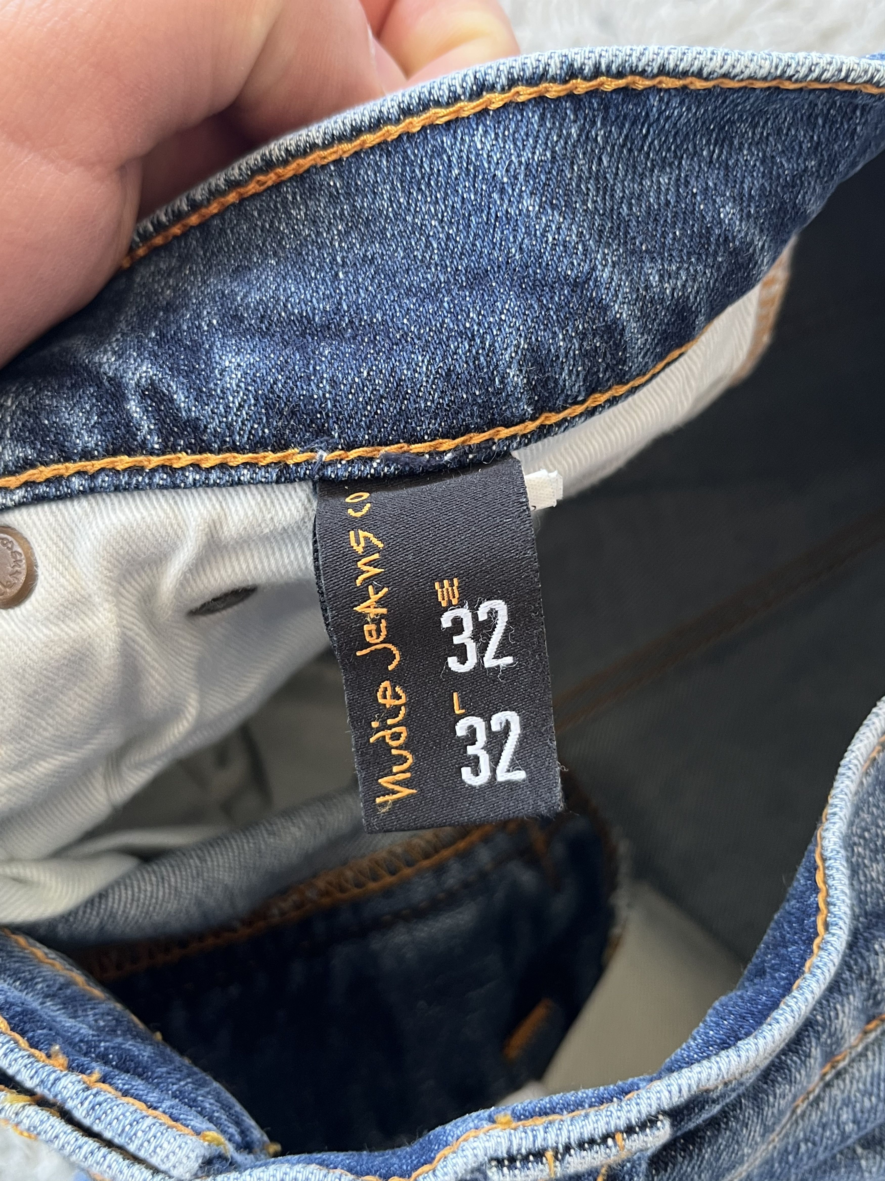 Nudie Jeans NUDIE JEANS Slim Fit Elastic Material Blue Color Size 32" / US 10 / IT 46 - 8 Thumbnail