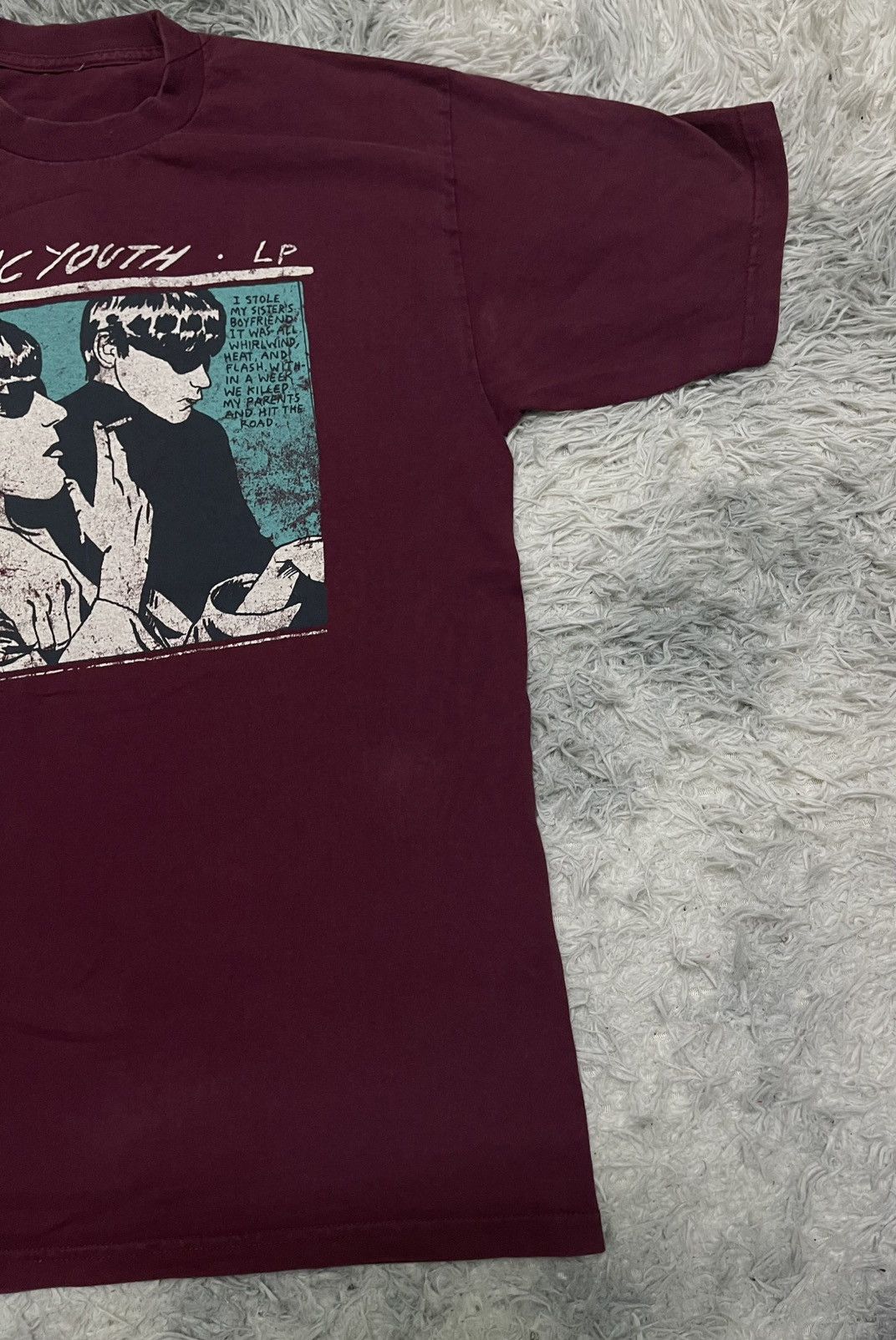 Band Tees 90s SONIC YOUTH OVERALL FADED RARE COLOUR Size US L / EU 52-54 / 3 - 3 Thumbnail
