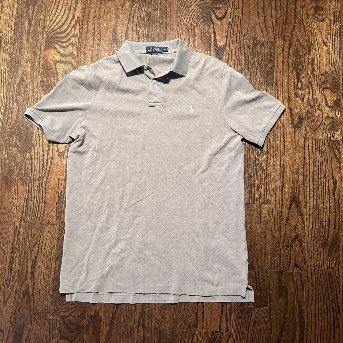 Polo Ralph Lauren Grey Polo Ralph Lauren Polo Shirt Size US M / EU 48-50 / 2 - 2 Thumbnail