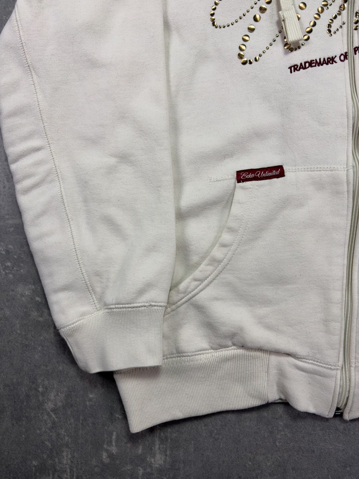 Ecko Unltd. Ecko Unltd Studded Big Logo Baggy Zip Hoodie L XL Size US L / EU 52-54 / 3 - 4 Thumbnail