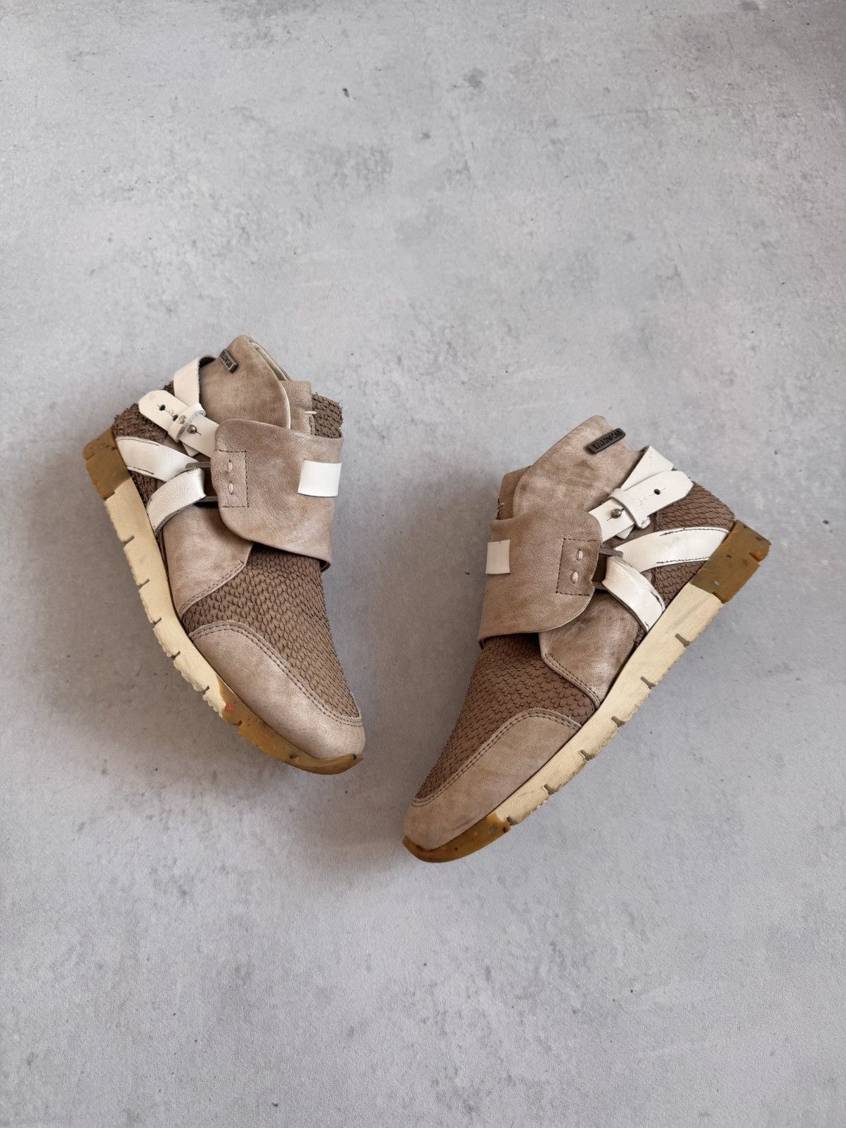 If Six Was Nine Vintage Italy AS 98 Style Rick Owens Vibes Yellow Cub Boots Size US 8 / IT 38 - 1 Thumbnail