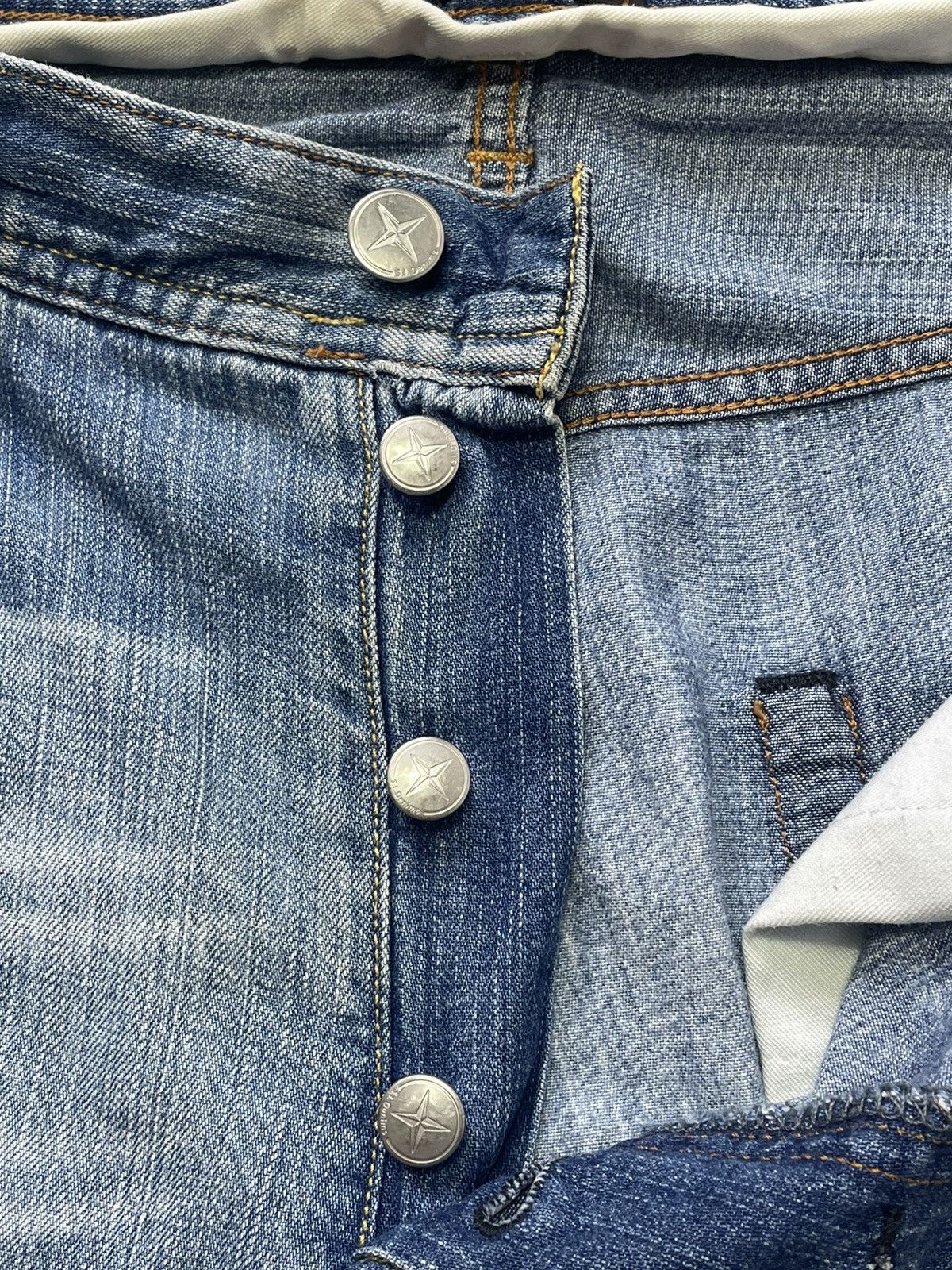 Stone Island Vintage Stone Island Denim Jeans Baggy 90s Y2K Patch Logo Size US 34 / EU 50 - 12 Thumbnail