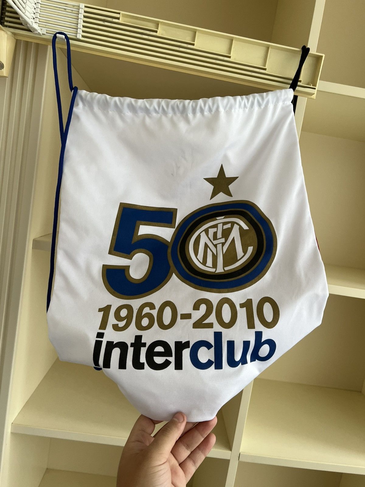Vintage Football Pennant Bag Inter Milan Football Soccer Italy Size ONE SIZE - 7 Thumbnail