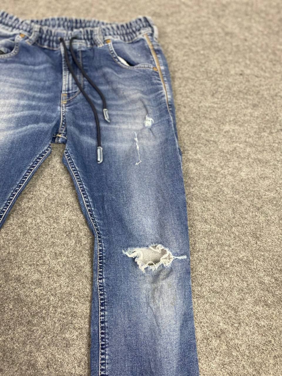 Diesel diesel sweatpant distressed denim Size US 29 - 10 Thumbnail