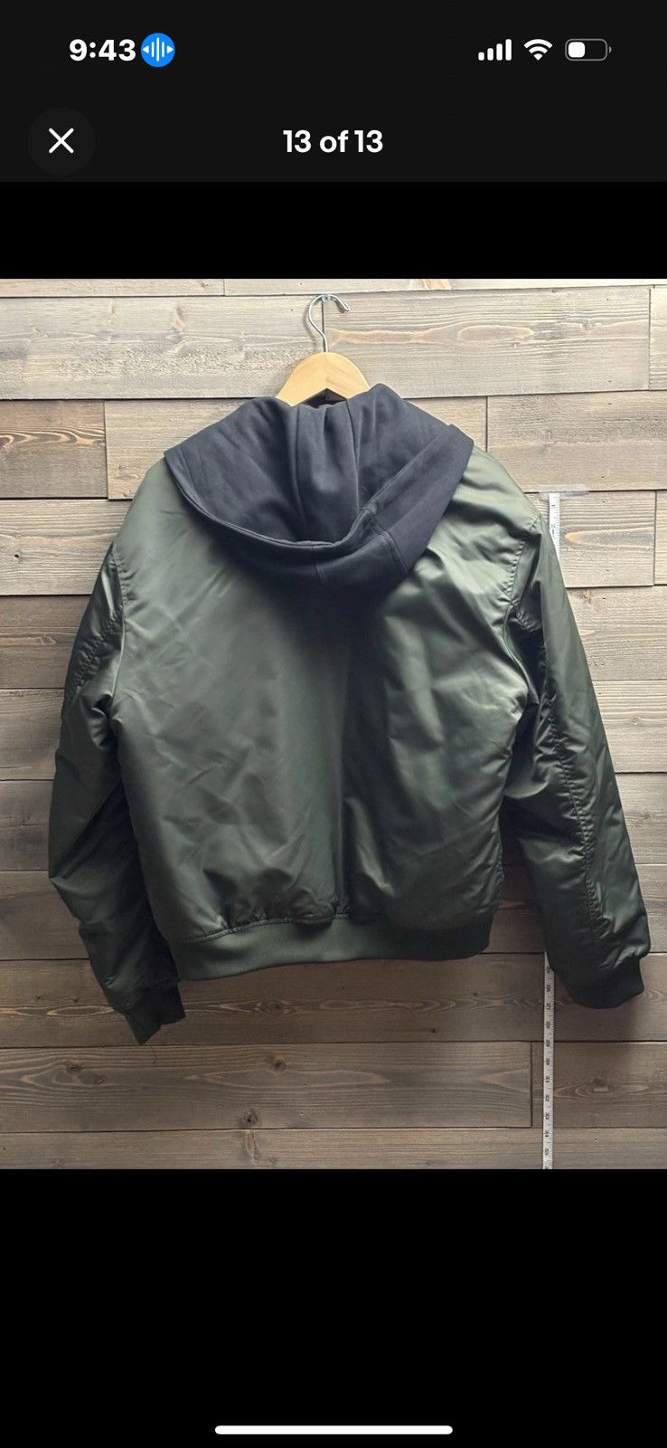 Guess Guess Bomber Jacket W/Removable Hood. Size US M / EU 48-50 / 2 - 5 Thumbnail