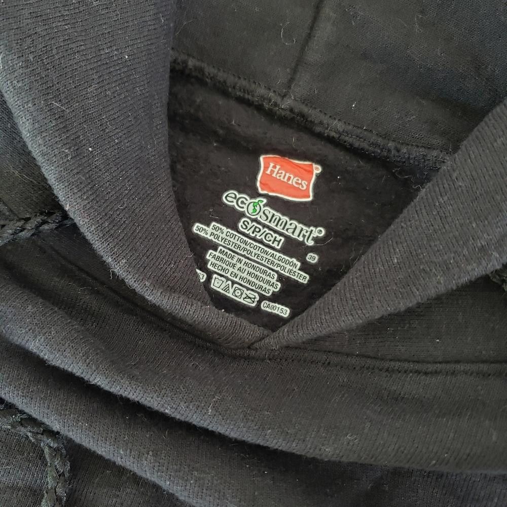 Hanes Black Basic Hanes Hoodie Long Sleeve Size US S / EU 44-46 / 1 - 3 Thumbnail