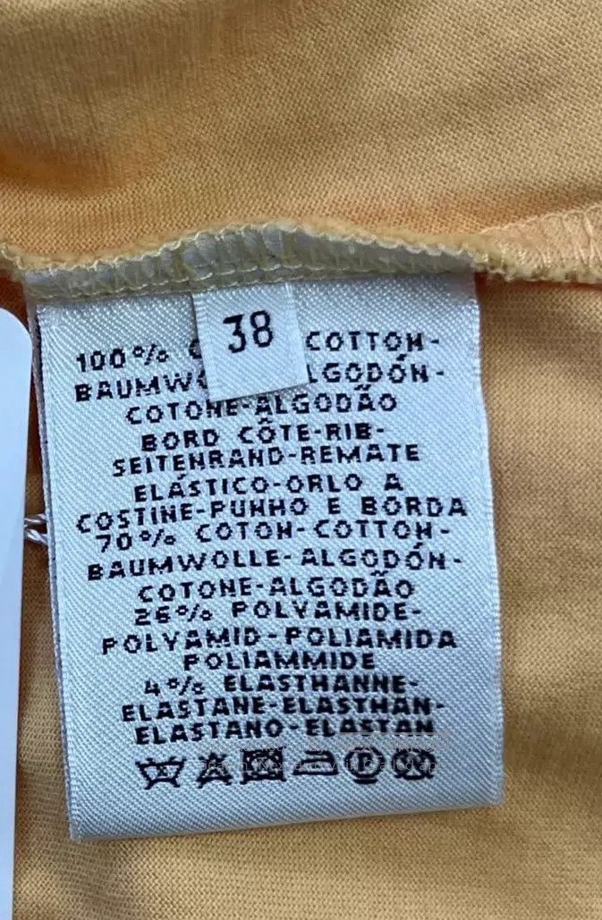 Hermes Hermes Yellow Embroidered Pocket T-Shirt Top Size XS / US 0-2 / IT 36-38 - 5 Thumbnail
