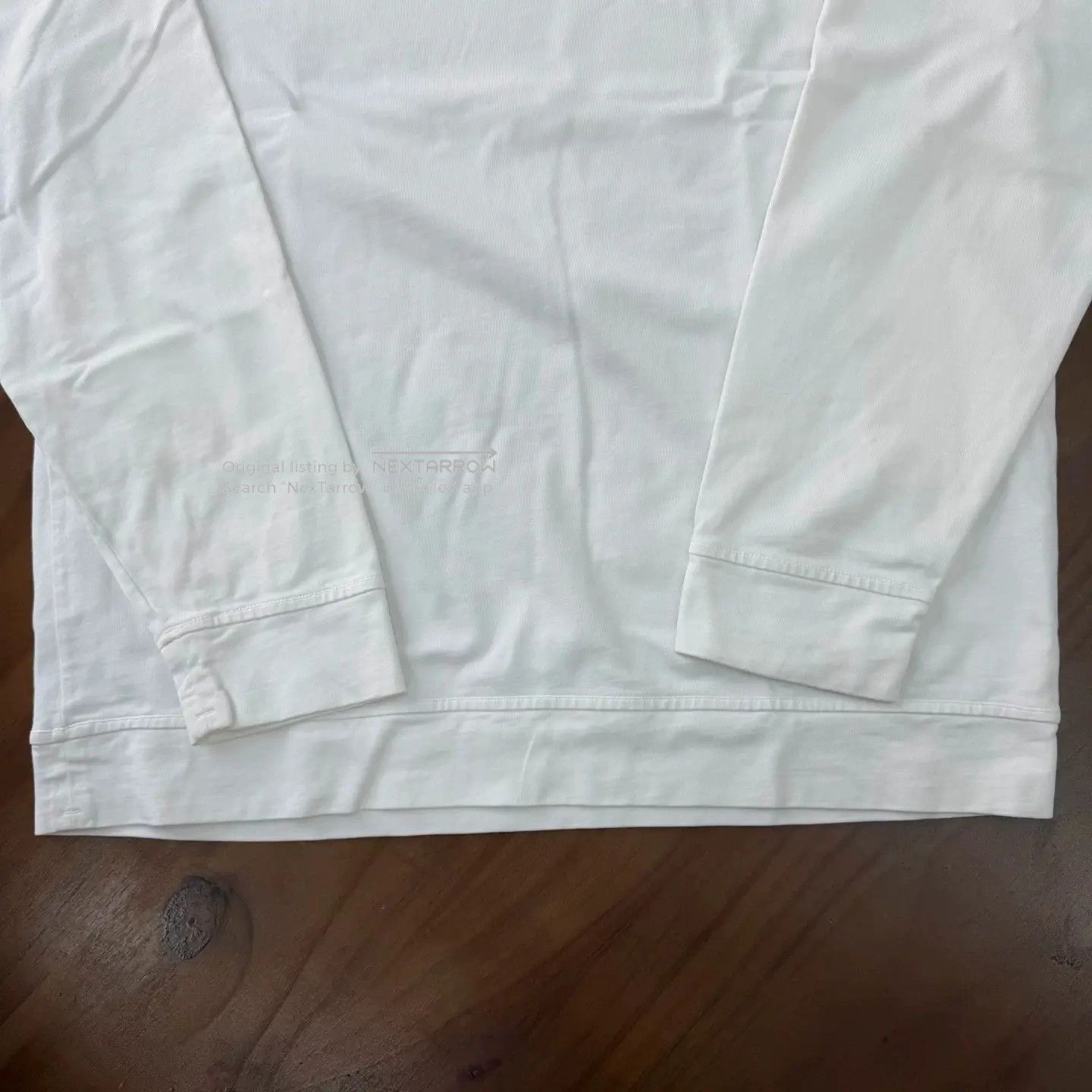 Stone Island Stone Island White Hoodie with Sleeve Tag XL Size US XL / EU 56 / 4 - 4 Thumbnail