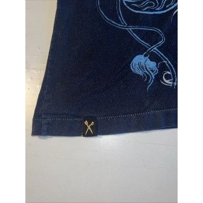 Marc Ecko Y2K Marc Ecko cut sew Blue And Gold Foil Witch Skull. XXL Size XXL / US 16-18 / IT 52-54 - 3 Thumbnail