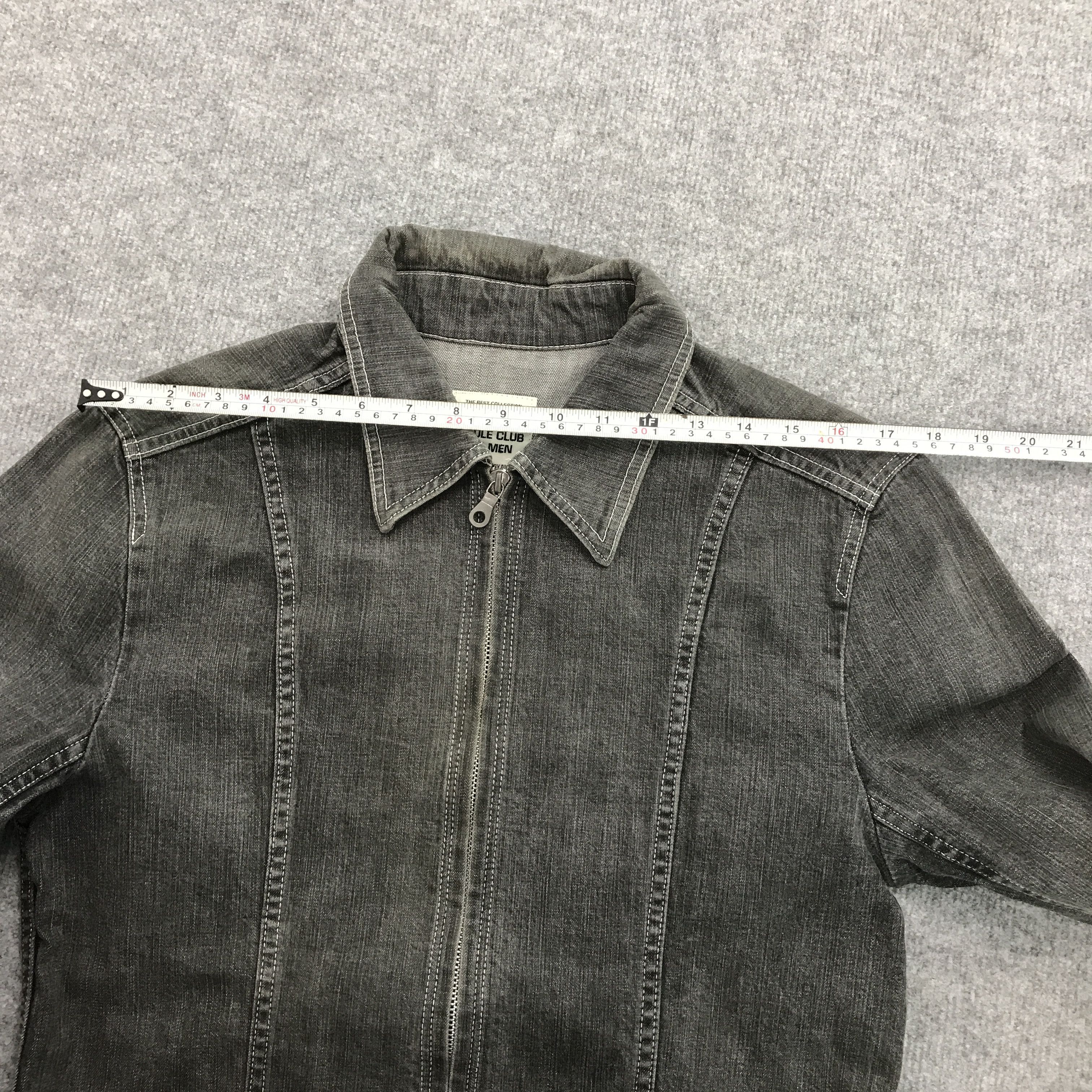 Japanese Brand × Nicole Club NICOLE CLUB FOR MEN UP ZIPPER BLACK FADED STYLE JACKET Size US S / EU 44-46 / 1 - 6 Thumbnail