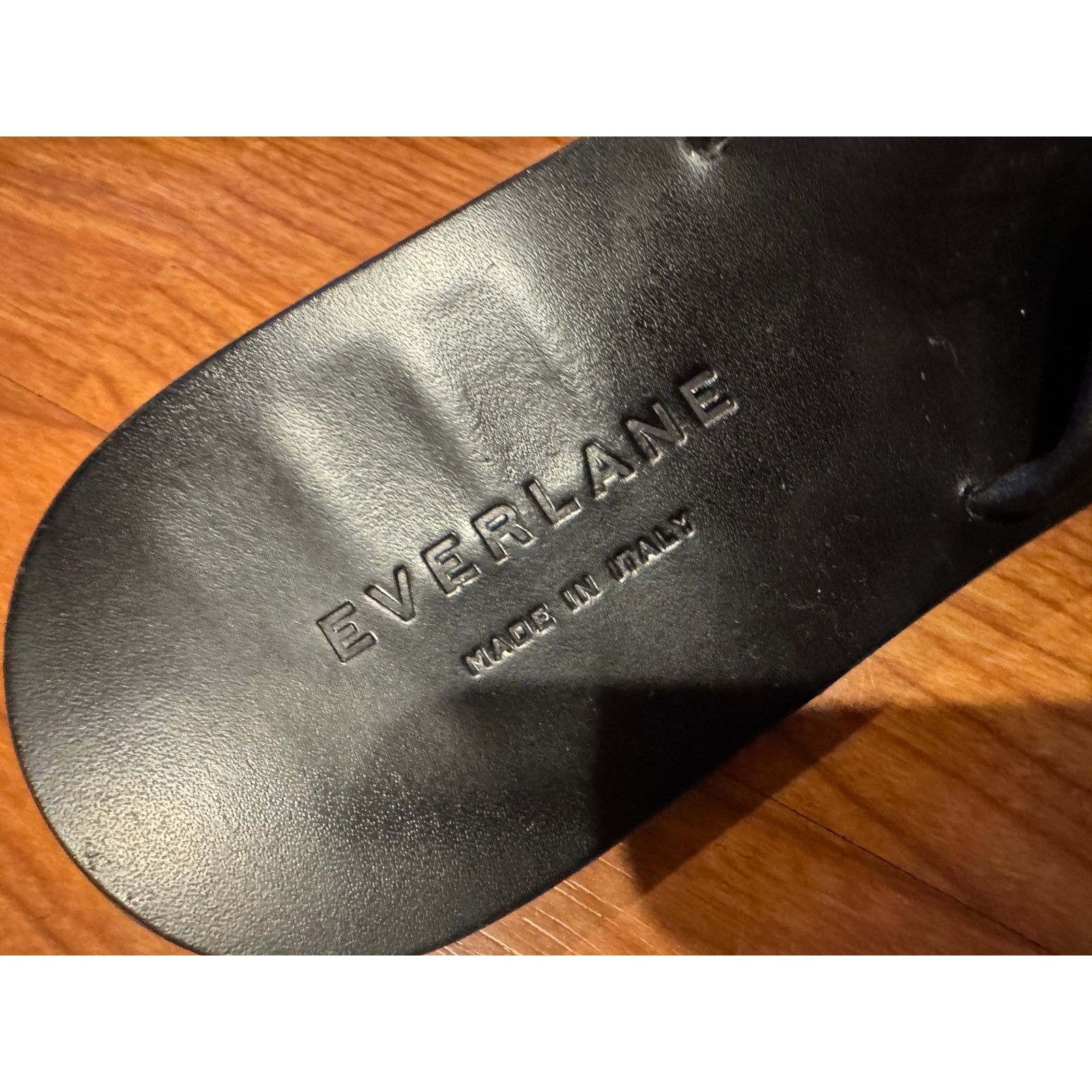 Everlane Italy Everlane Black Slides Sandals Ladies 8 Size US 8 / IT 38 - 4 Thumbnail