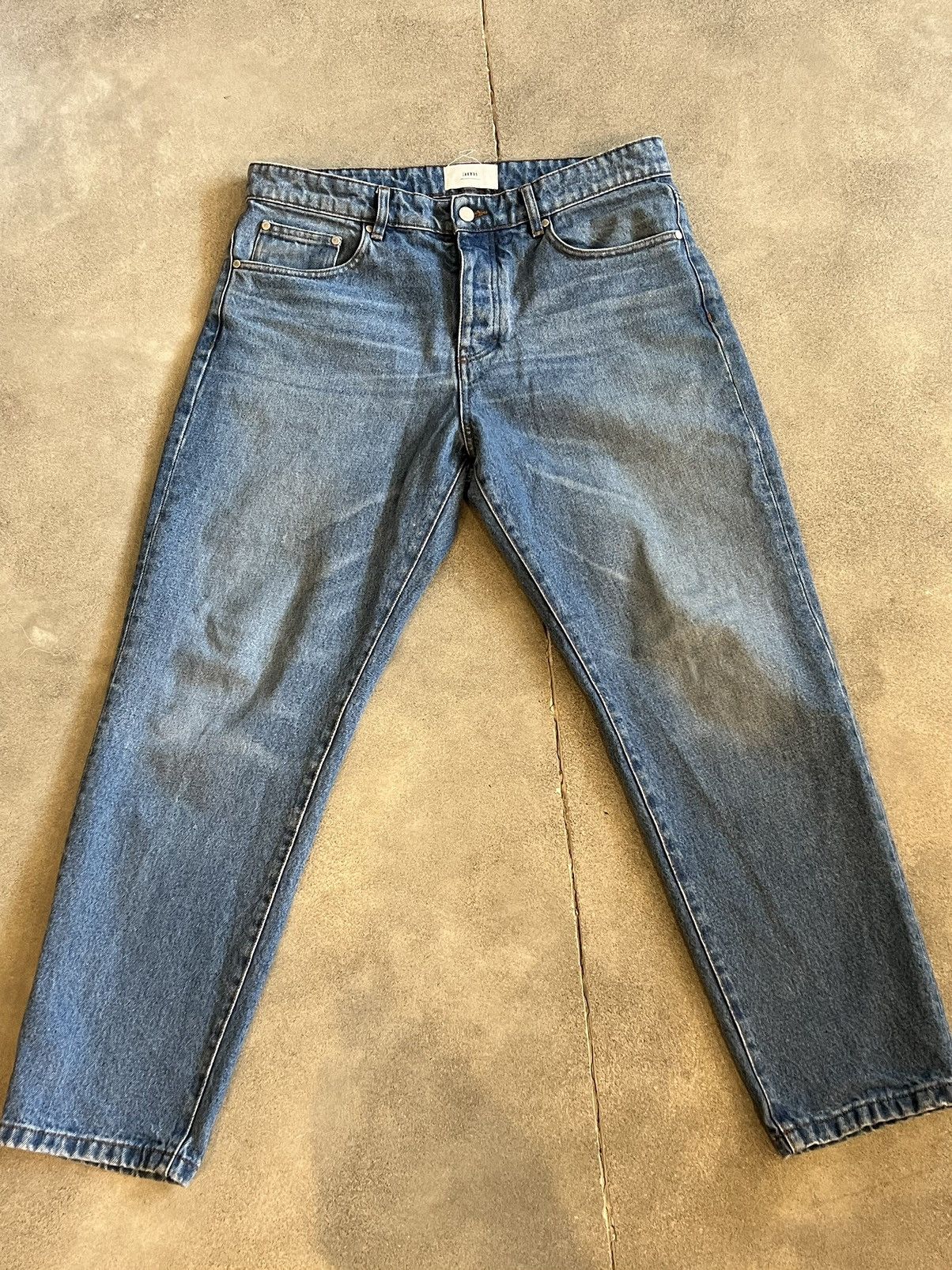AMI Ami tapered fit denim jeans Size US 34 / EU 50 - 1 Thumbnail