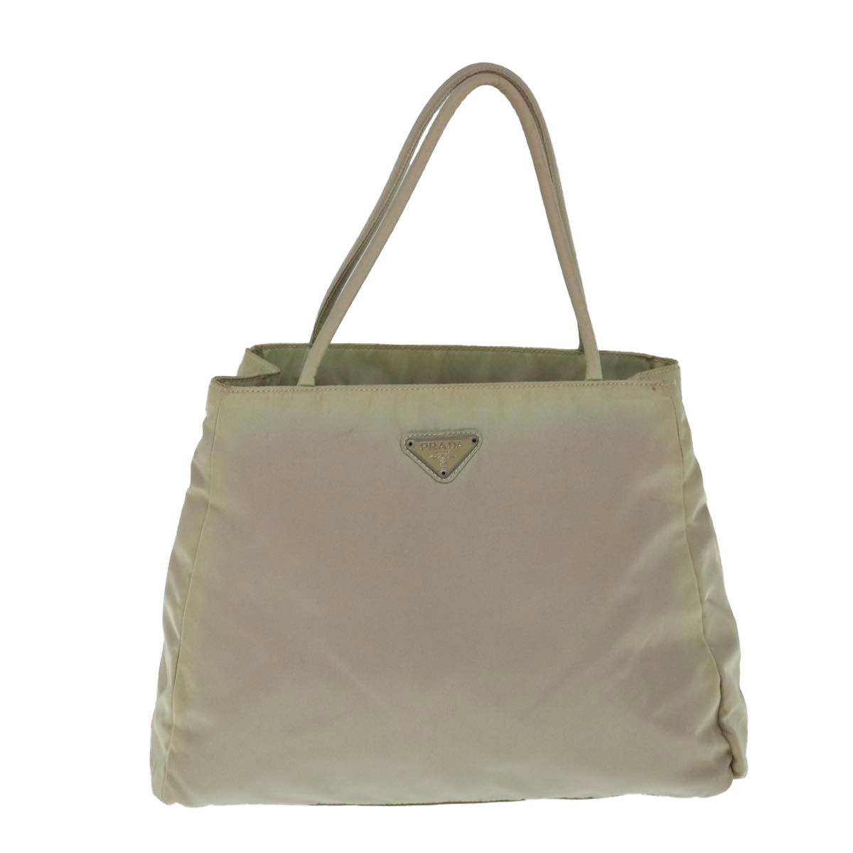Prada Tessuto Beige Synthetic Handbag (Pre-Owned) Size ONE SIZE - 1 Thumbnail