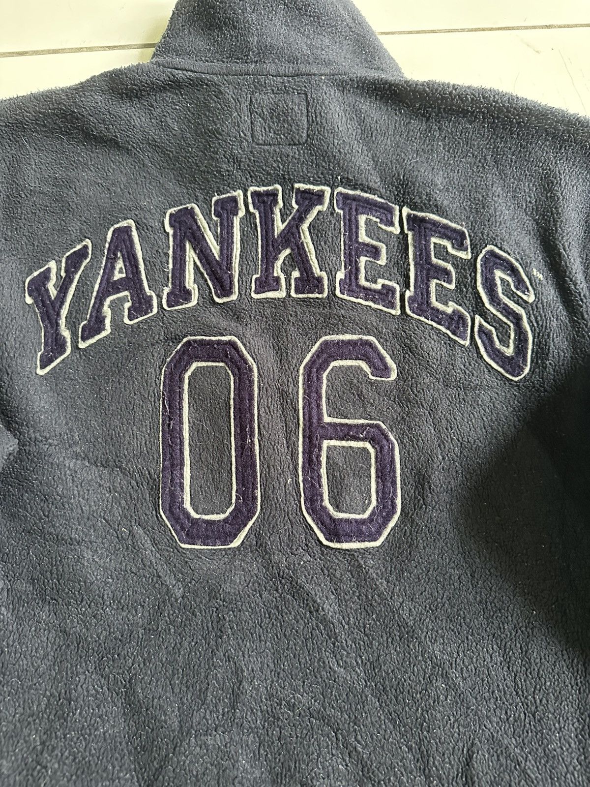 Other Vintage Major Baseball Fleece half zip Dark blue Size US L / EU 52-54 / 3 - 5 Thumbnail