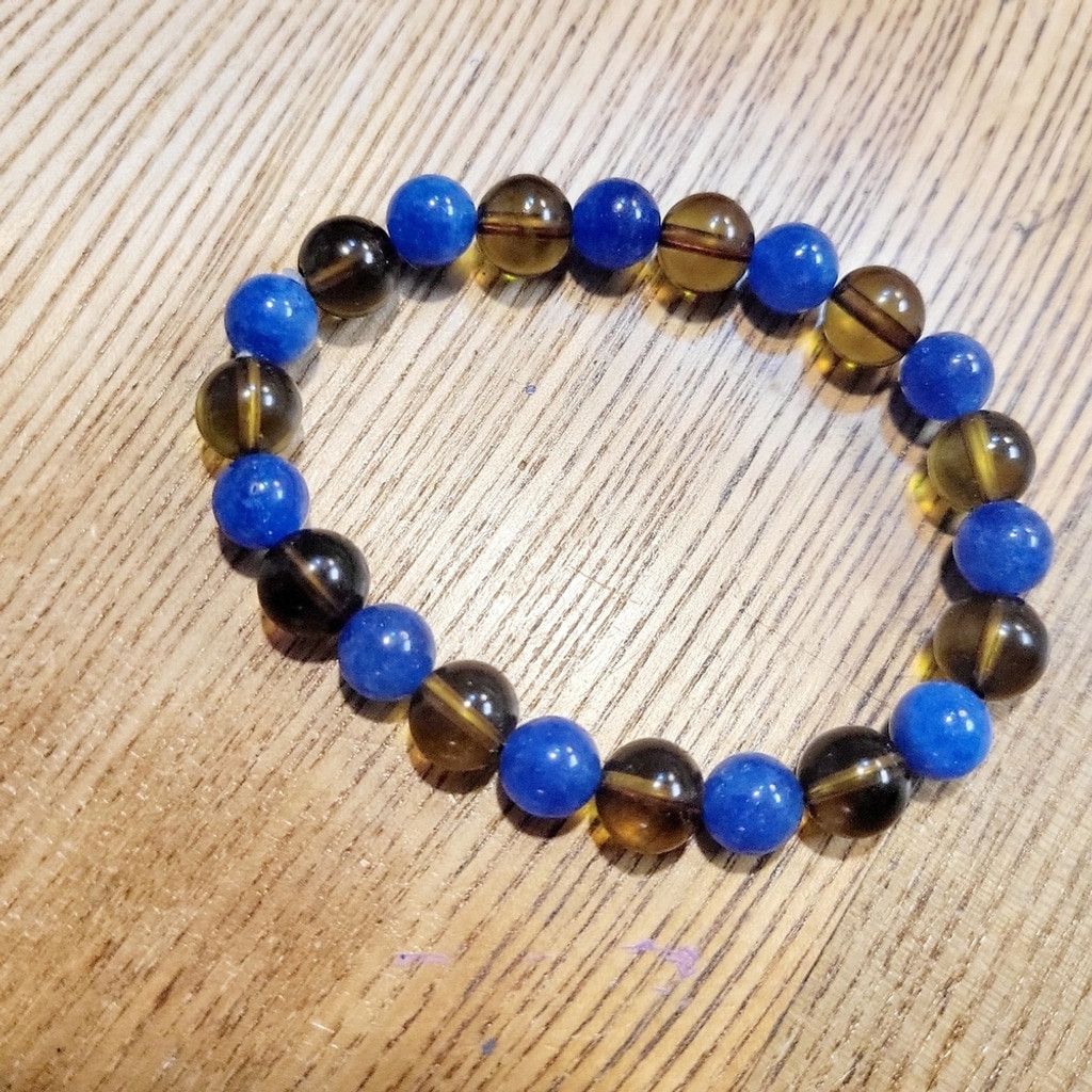 Other Blue Kyanite & Smoky Quartz stretchy bracelet Size ONE SIZE - 3 Thumbnail