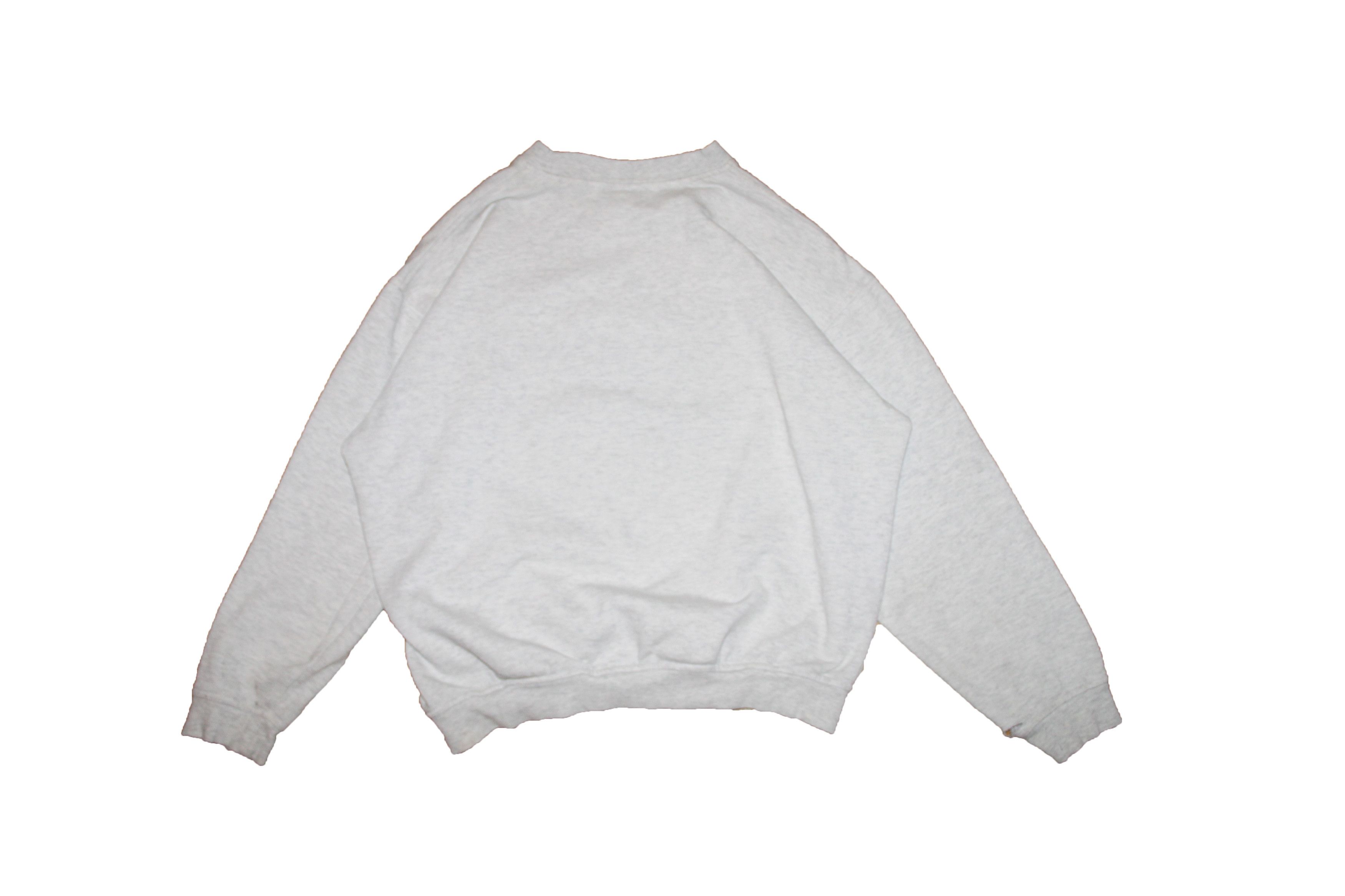 Adidas × Vintage 90s Adidas Vintage Sweatshirts Distressed Big Logo Size US L / EU 52-54 / 3 - 2 Thumbnail