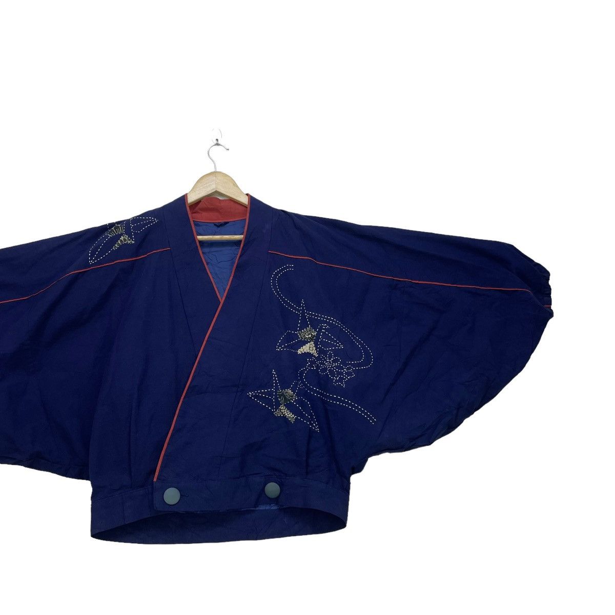 Issey Miyake × Traditional Weatherwear Japanese Traditional Kimono Wrap Jacket Size US M / EU 48-50 / 2 - 3 Thumbnail