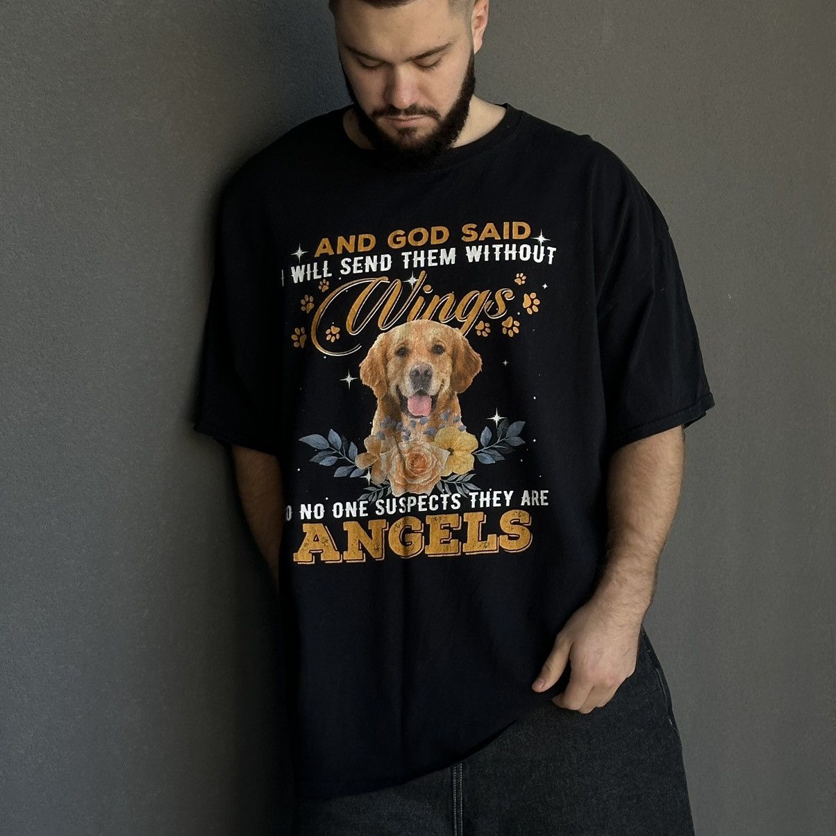 Vintage Vintage Japanese Style T-shirts Dog Joke Humor Y2K 00s Size US XXL / EU 58 / 5 - 2 Thumbnail