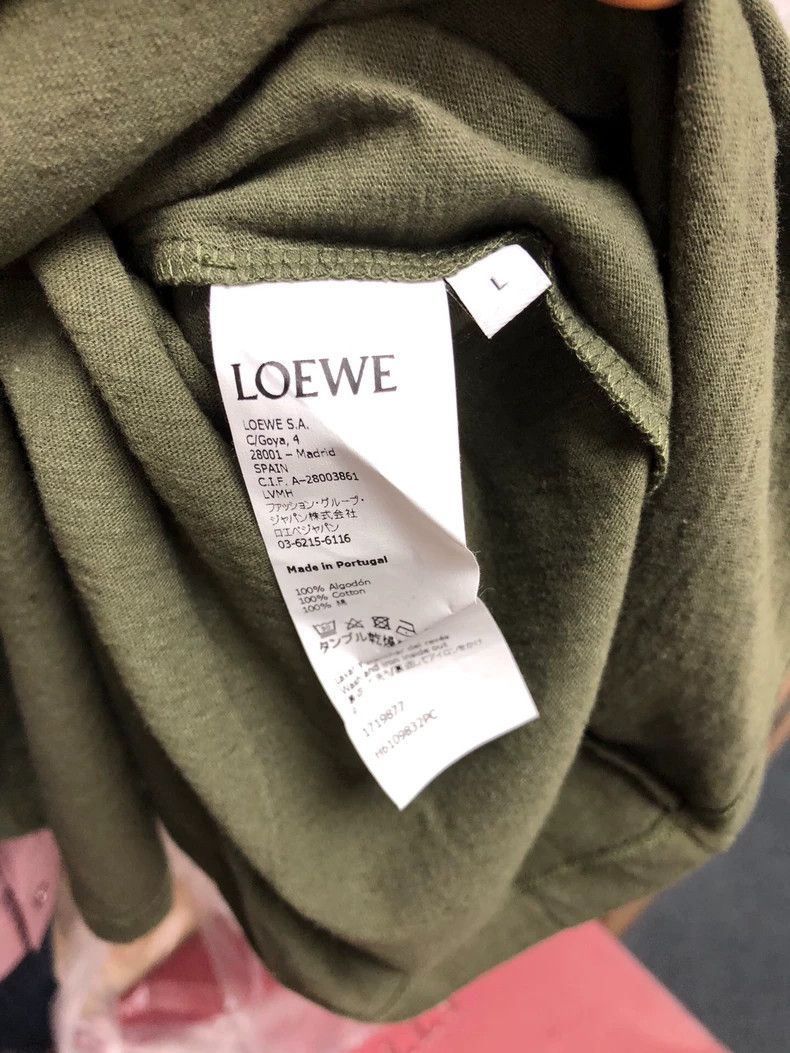 Loewe LOEWE Rose pink graffiti logo short sleeve T-shirt Size L / US 10 / IT 46 - 5 Thumbnail